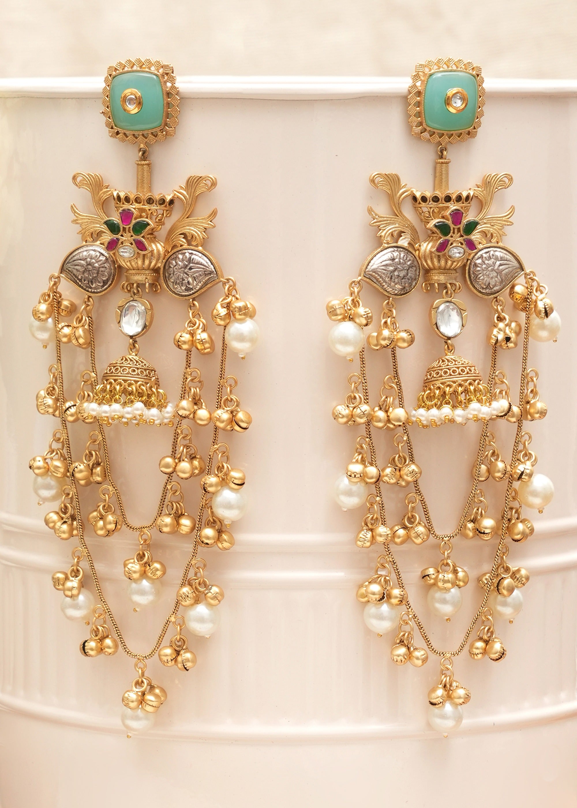 Kashmiri Ethnic Earrings for Wedding