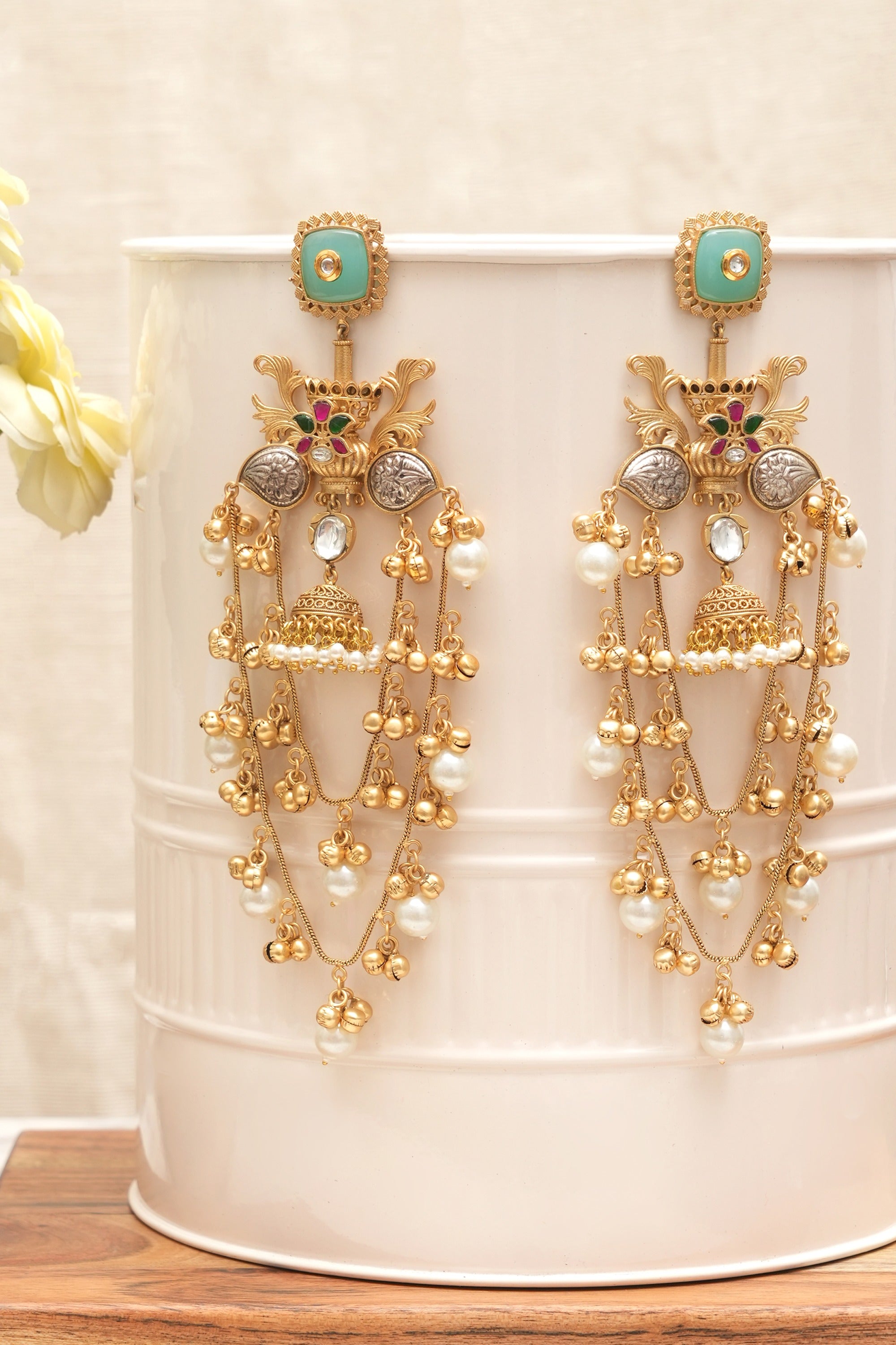 Kashmiri Ethnic Earrings for Wedding