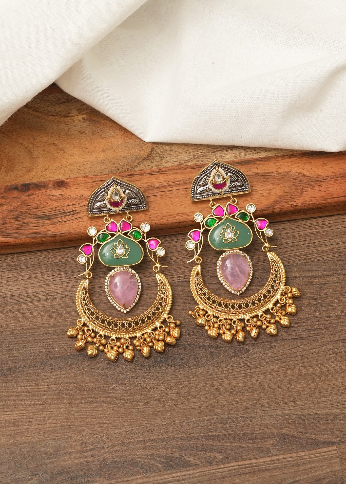 Vintage Kashmiri Statement Earrings