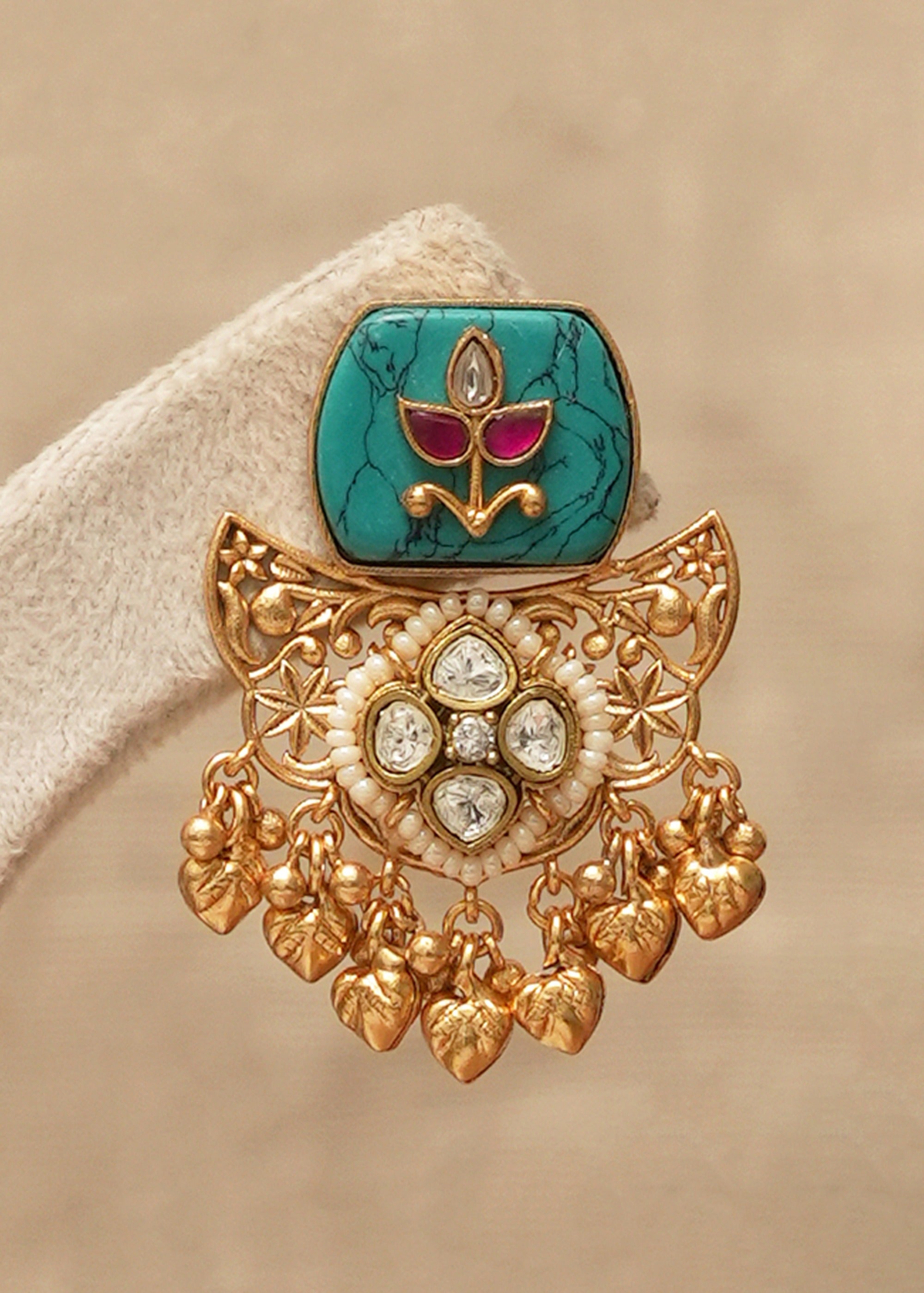 Designer Kashmiri Pearl Earrings