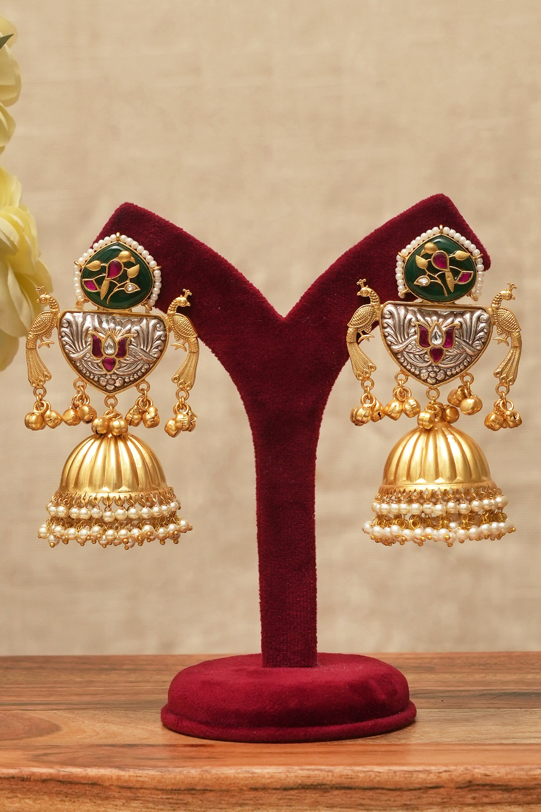 Shikara Pearl Danglers