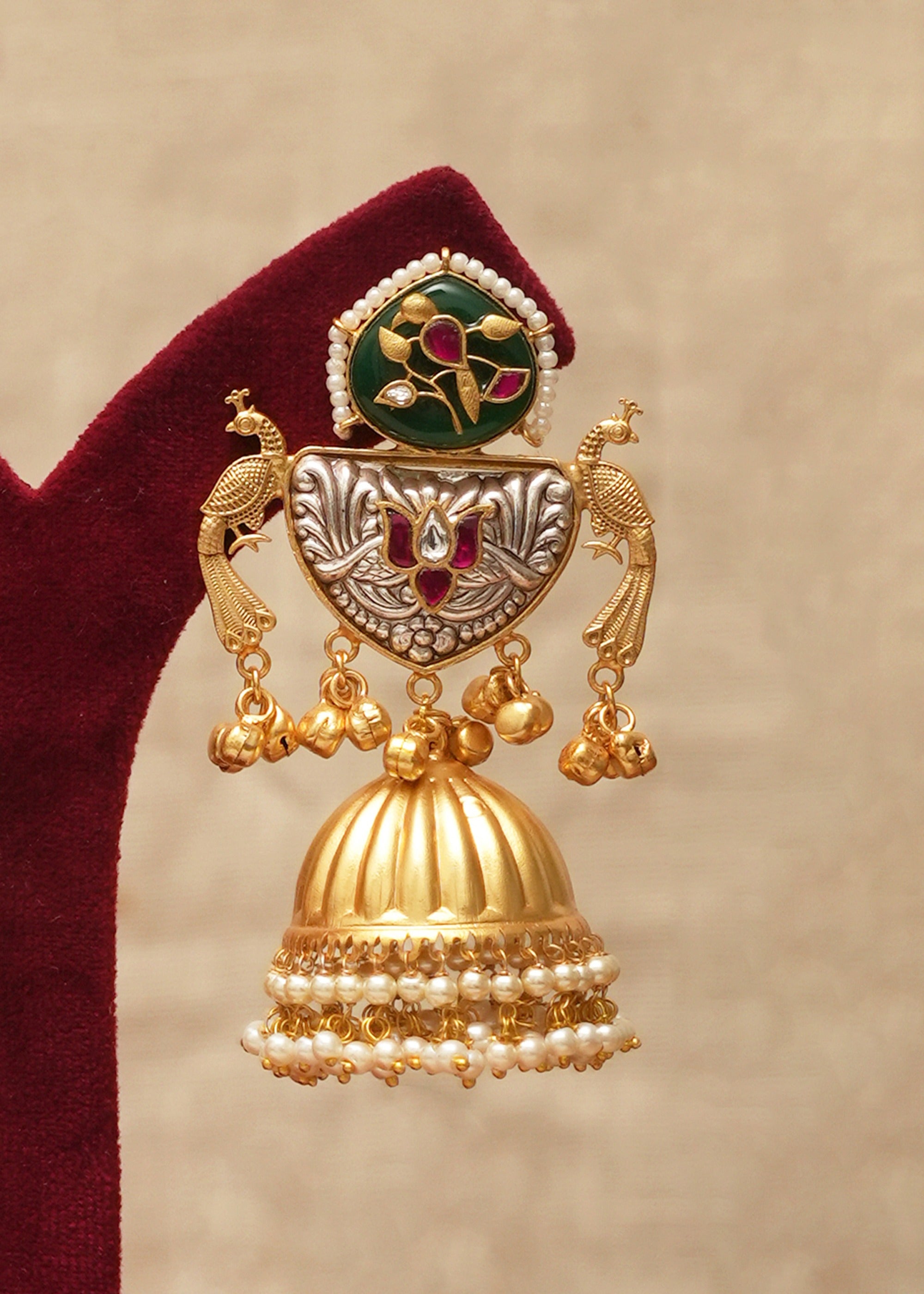 Shikara Pearl Danglers