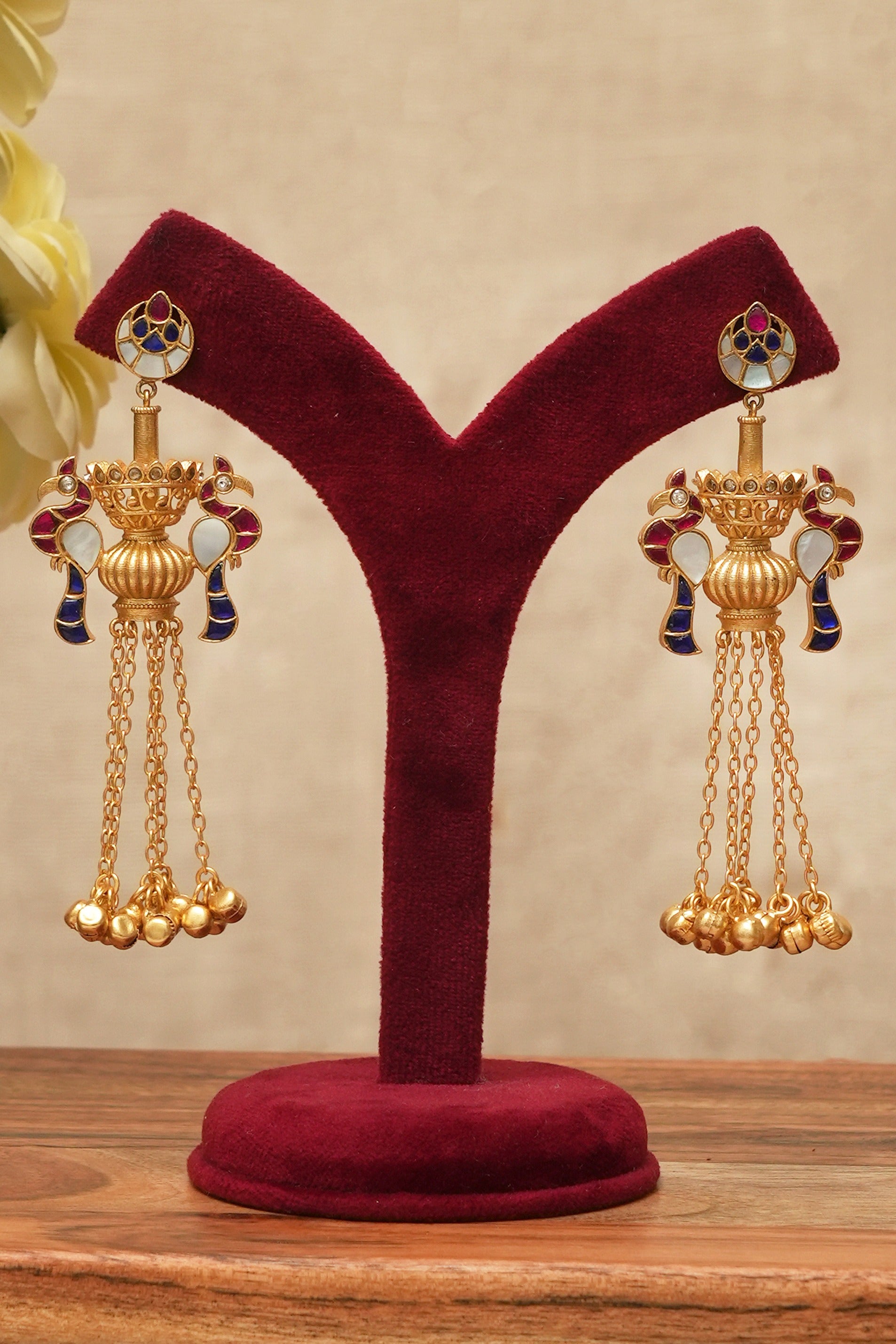 Kashmiri Ethnic Fusion Earrings