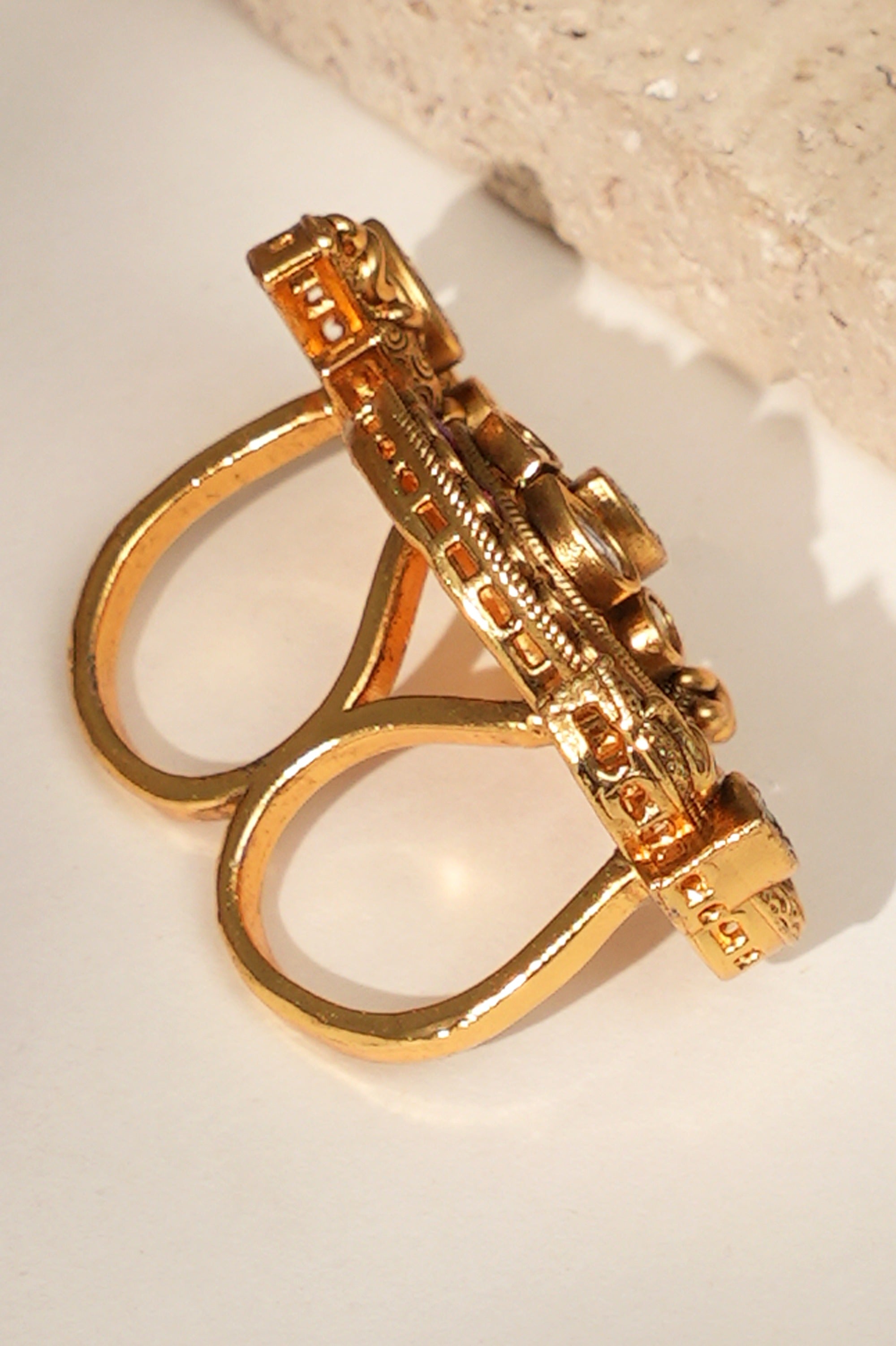 Royal Peacock Finger Ring