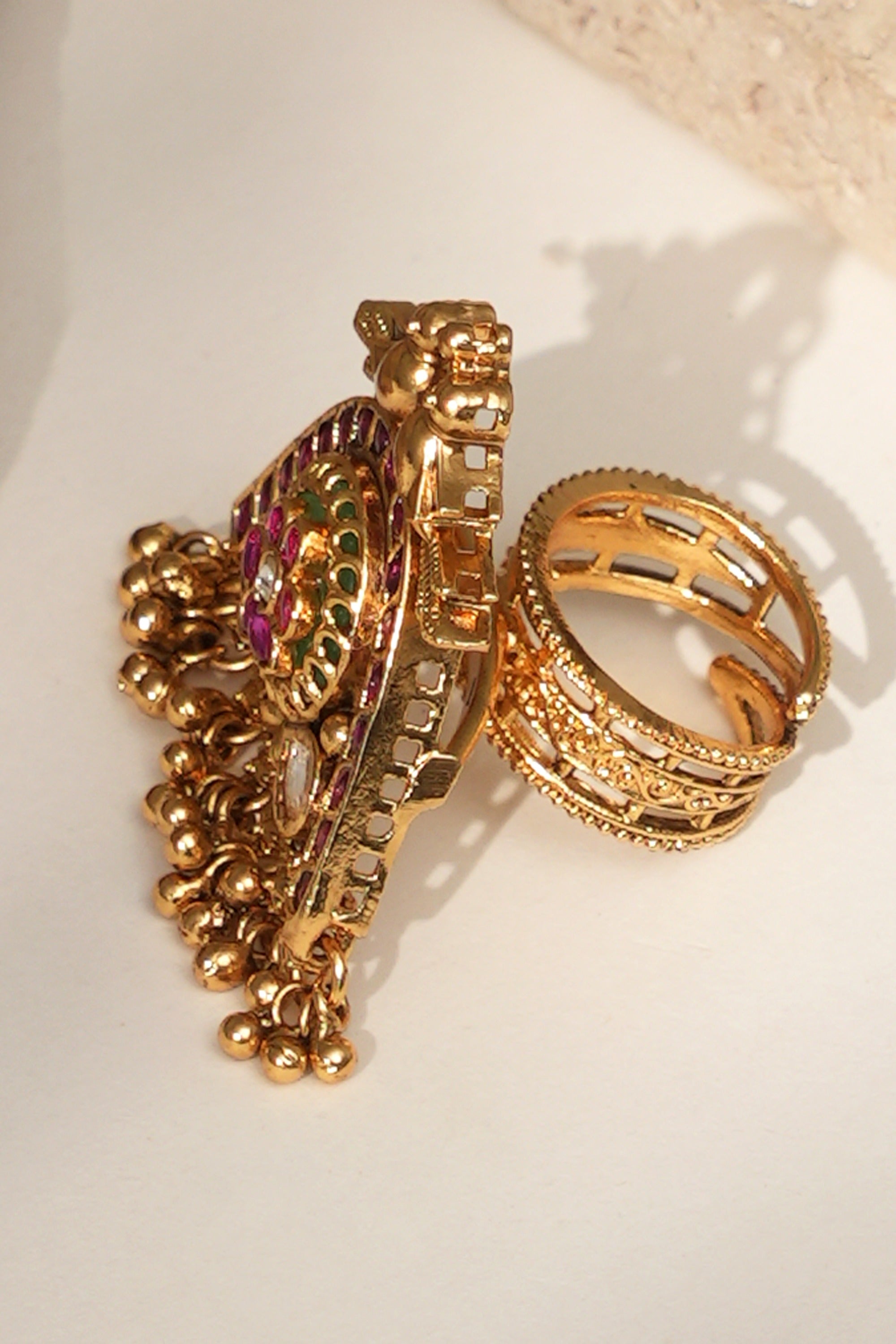 Signature Gold Finish Ring