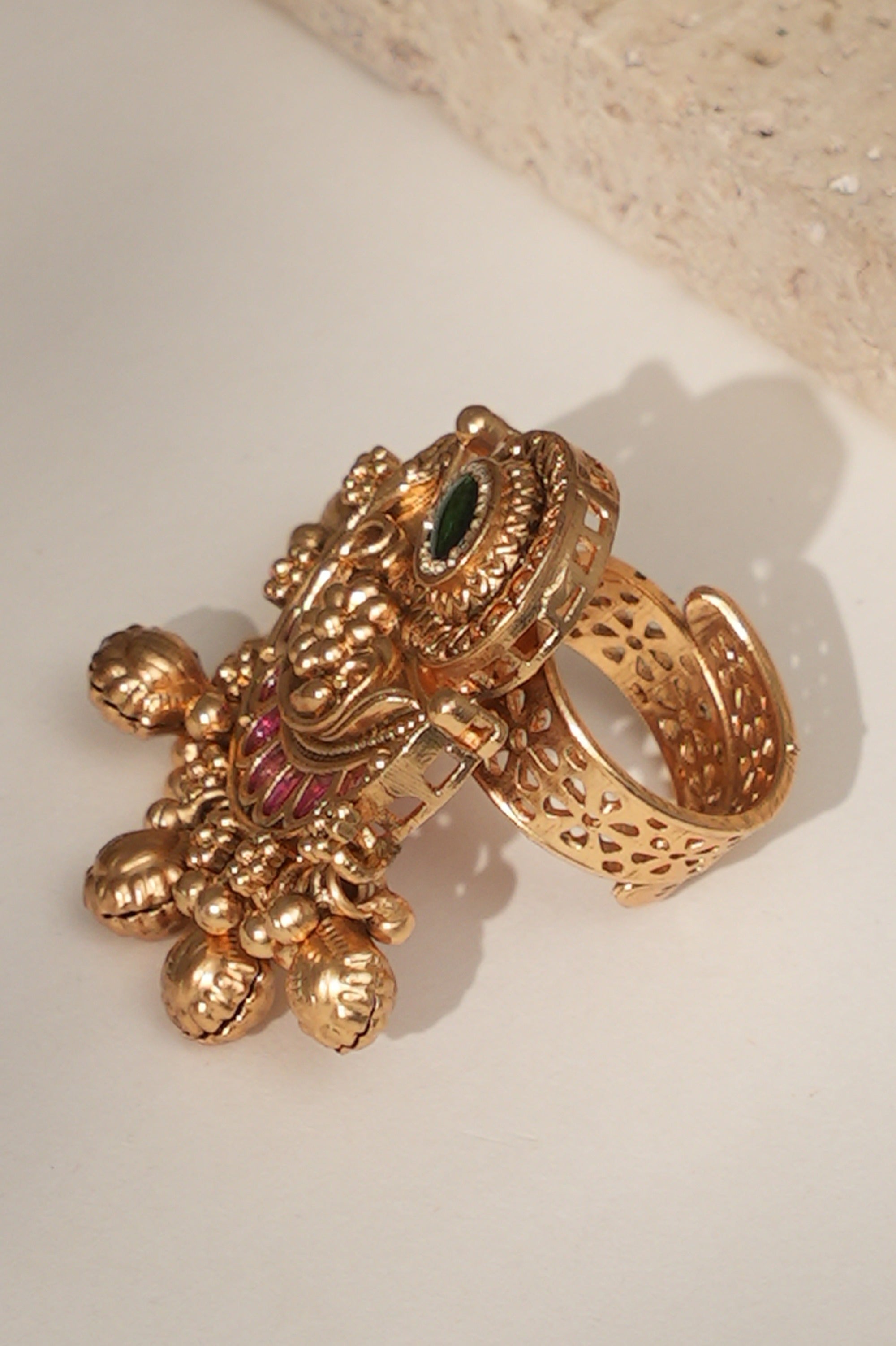 Premium Heritage Gold Look Ring for Women