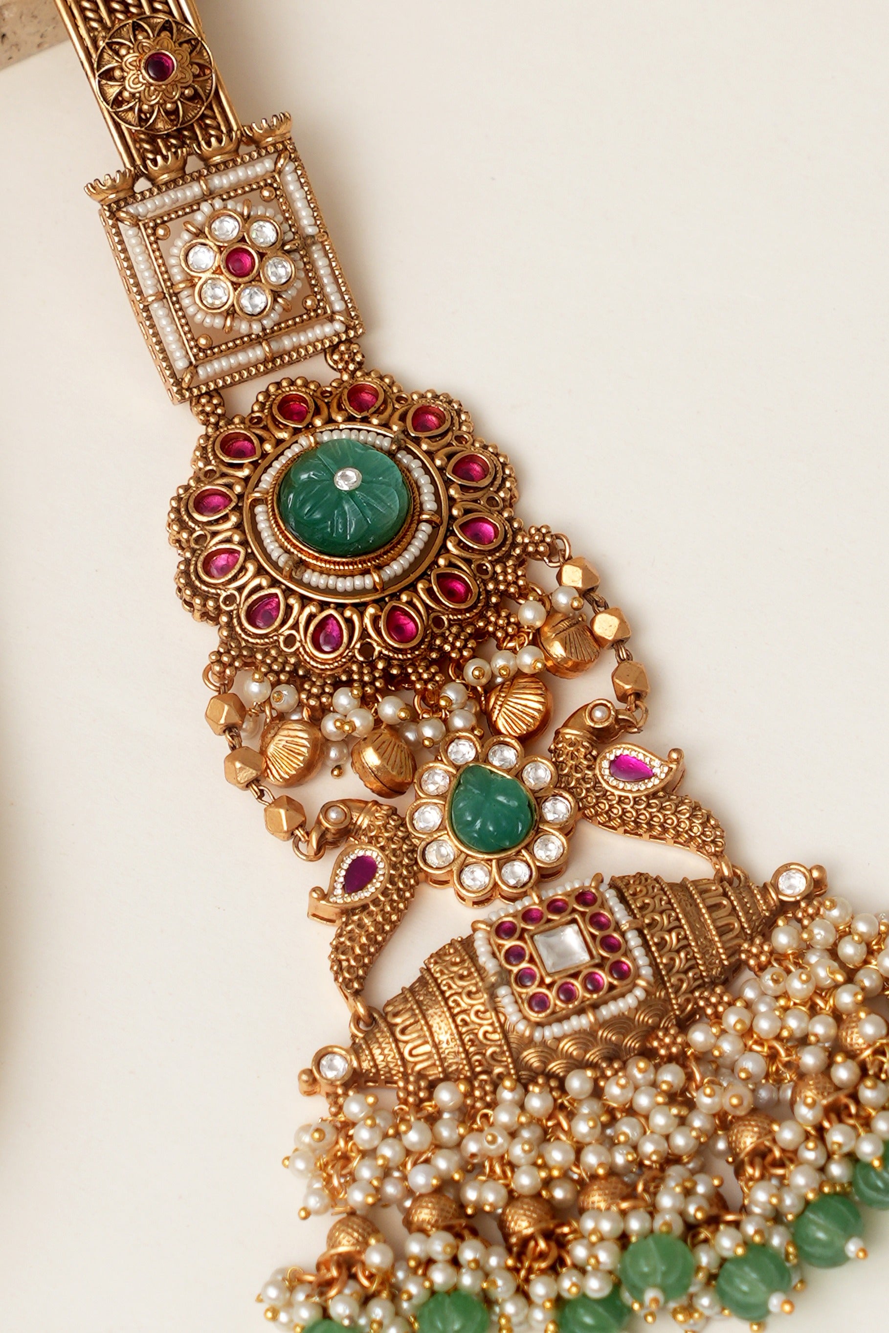 Luxury Antique Gold Finish Challa