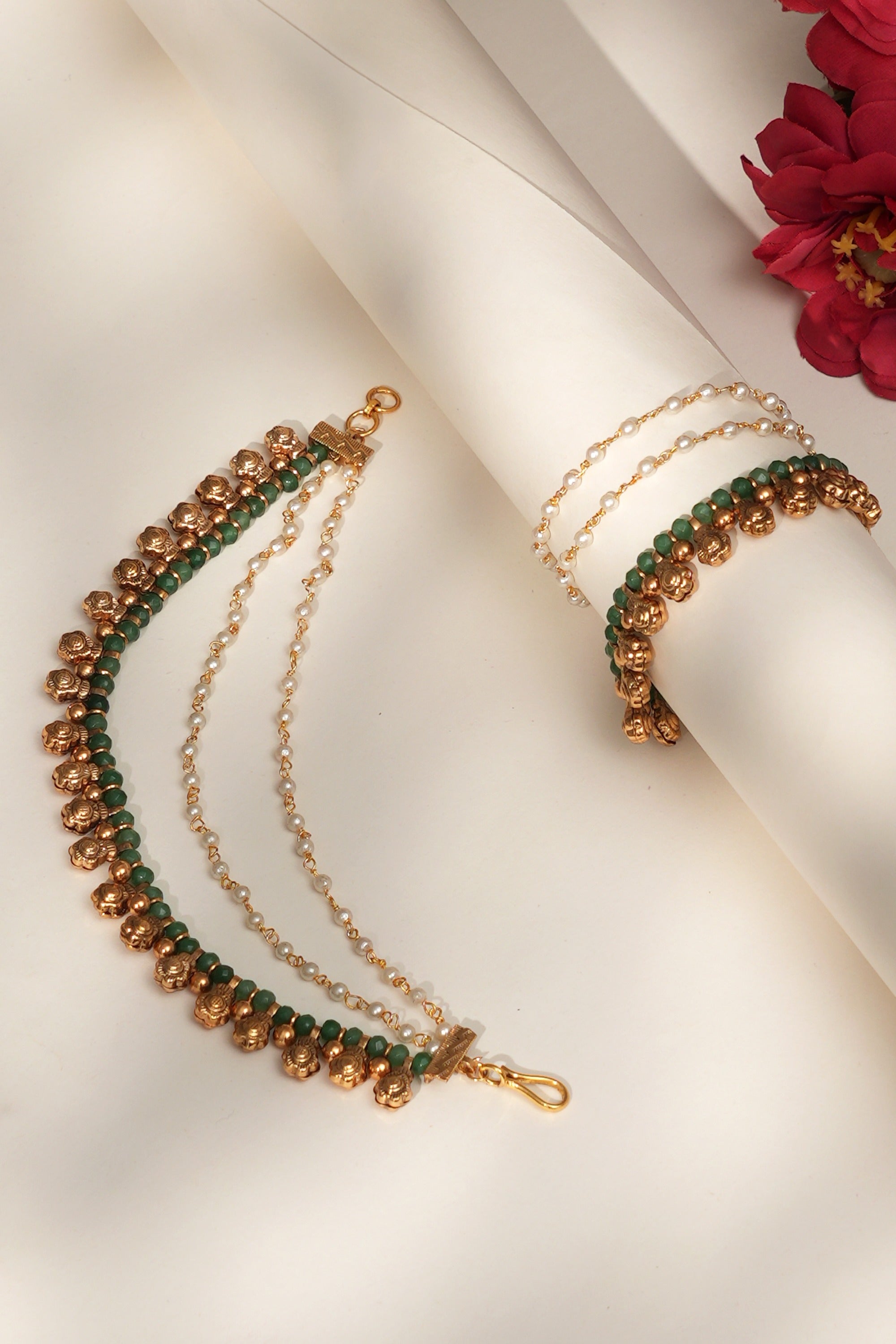 Heritage Kundan Kaan Chain