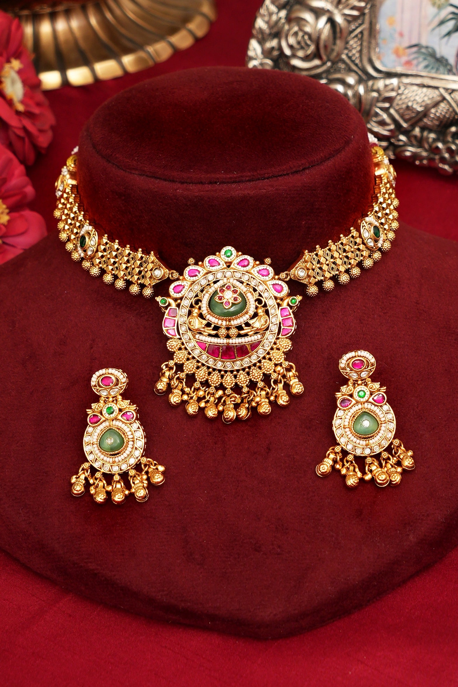 Traditional Indian Royal Necklace Set