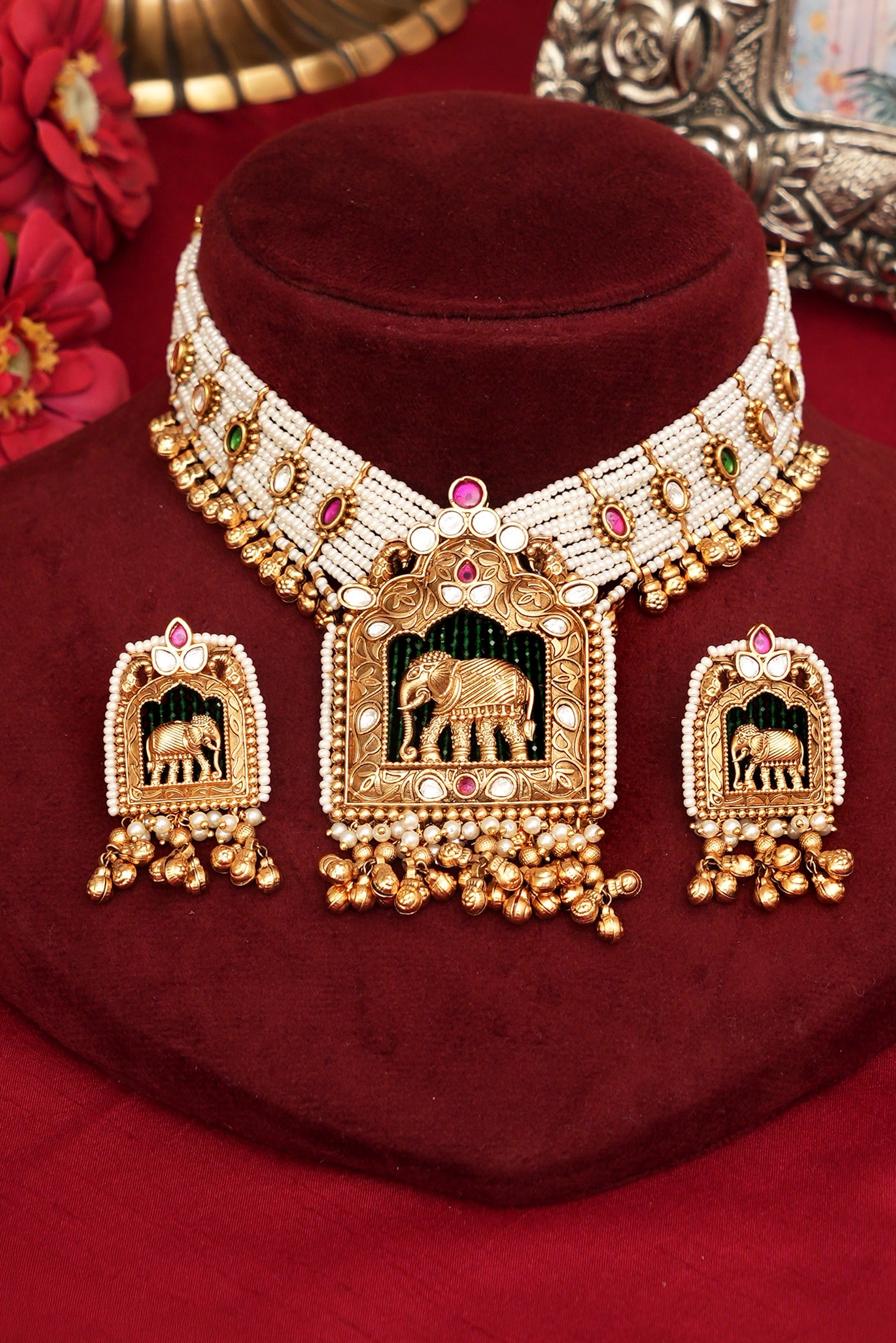 Luxe Heritage Bridal Necklace Set