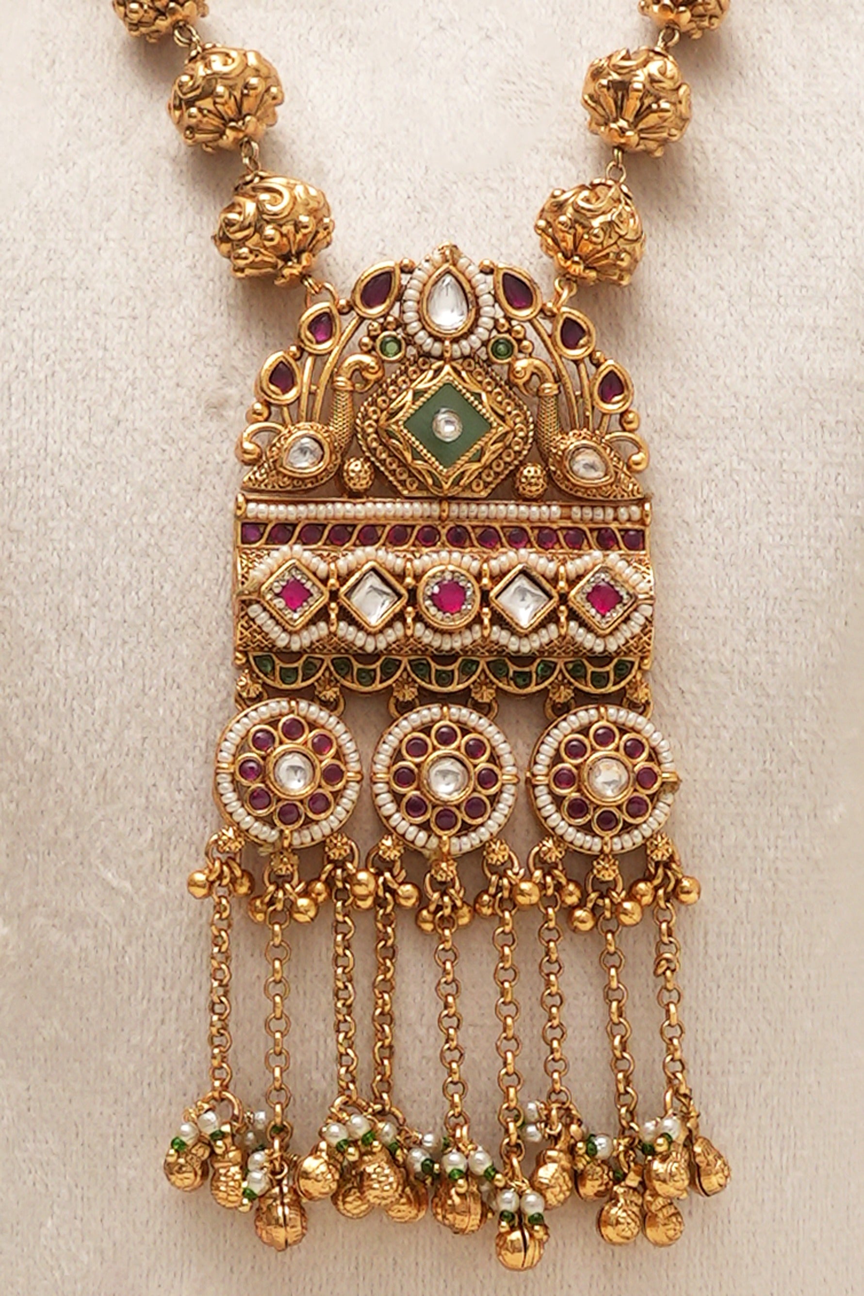Premium Traditional Kundan Long Haar Set