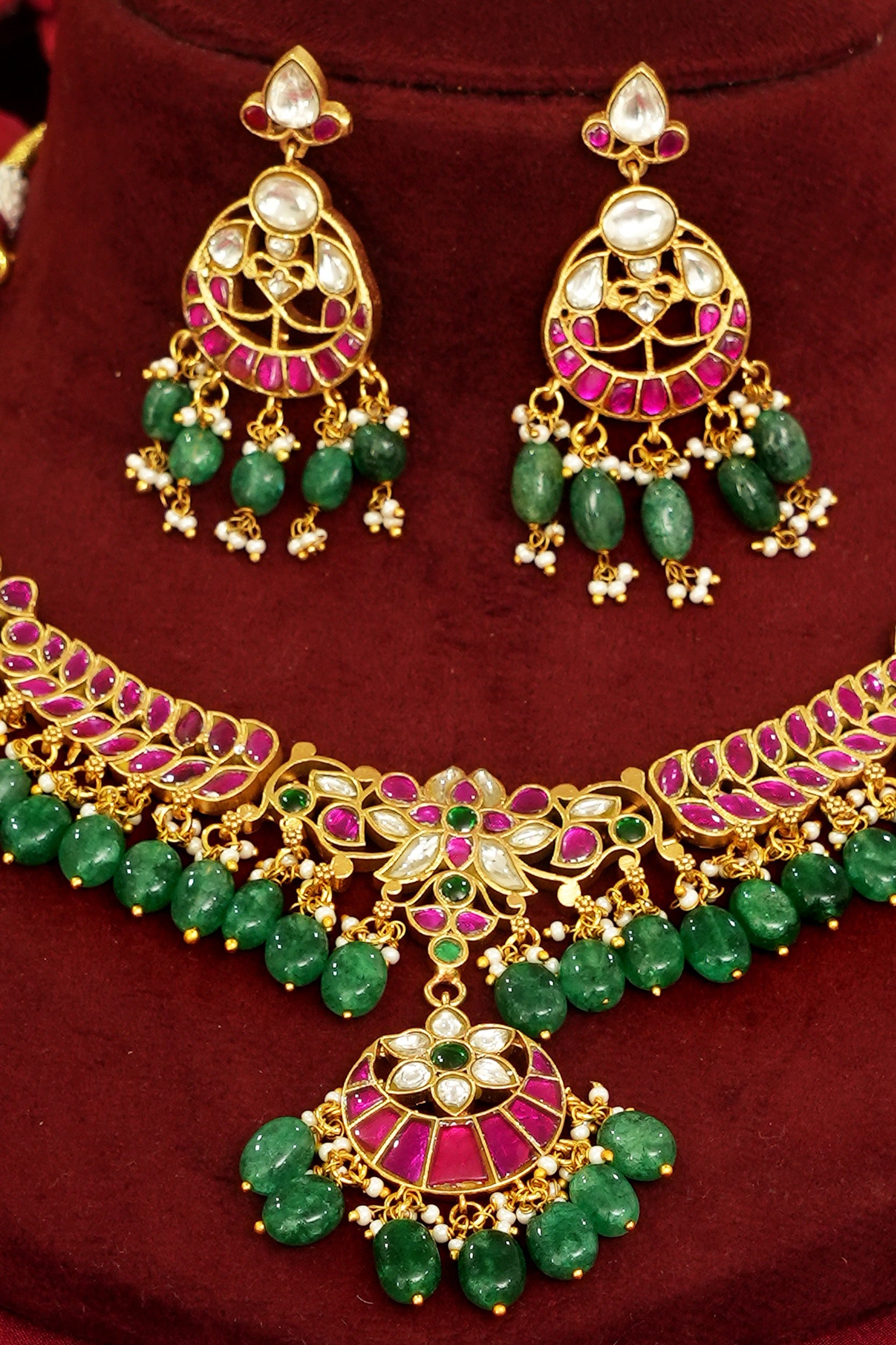 Premium Jadau South Indian Choker