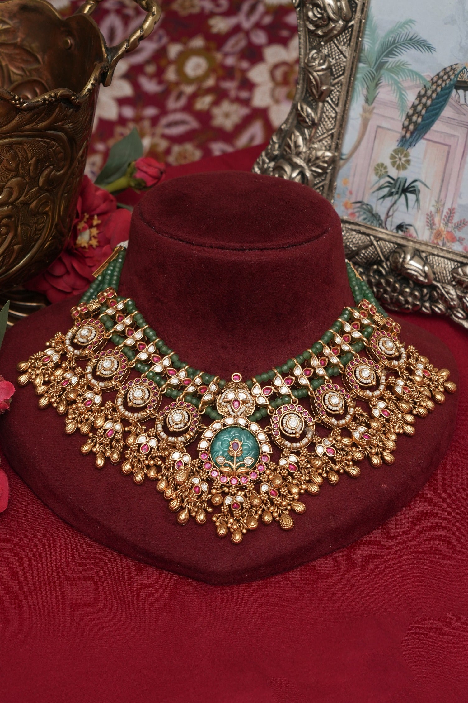 Heirloom Heritage Gold Finish Necklace