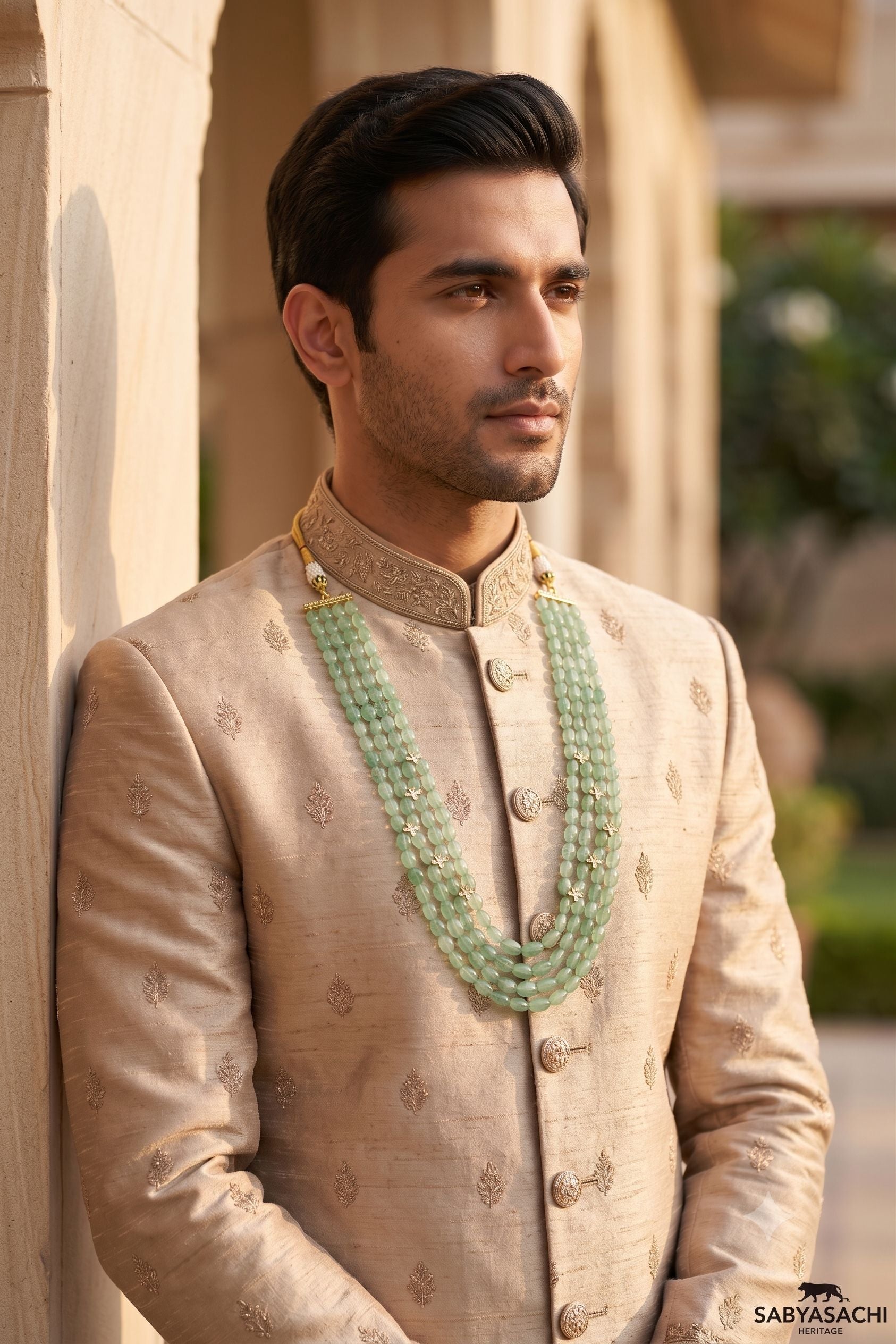 Royal Wedding Groom Pearl Mala
