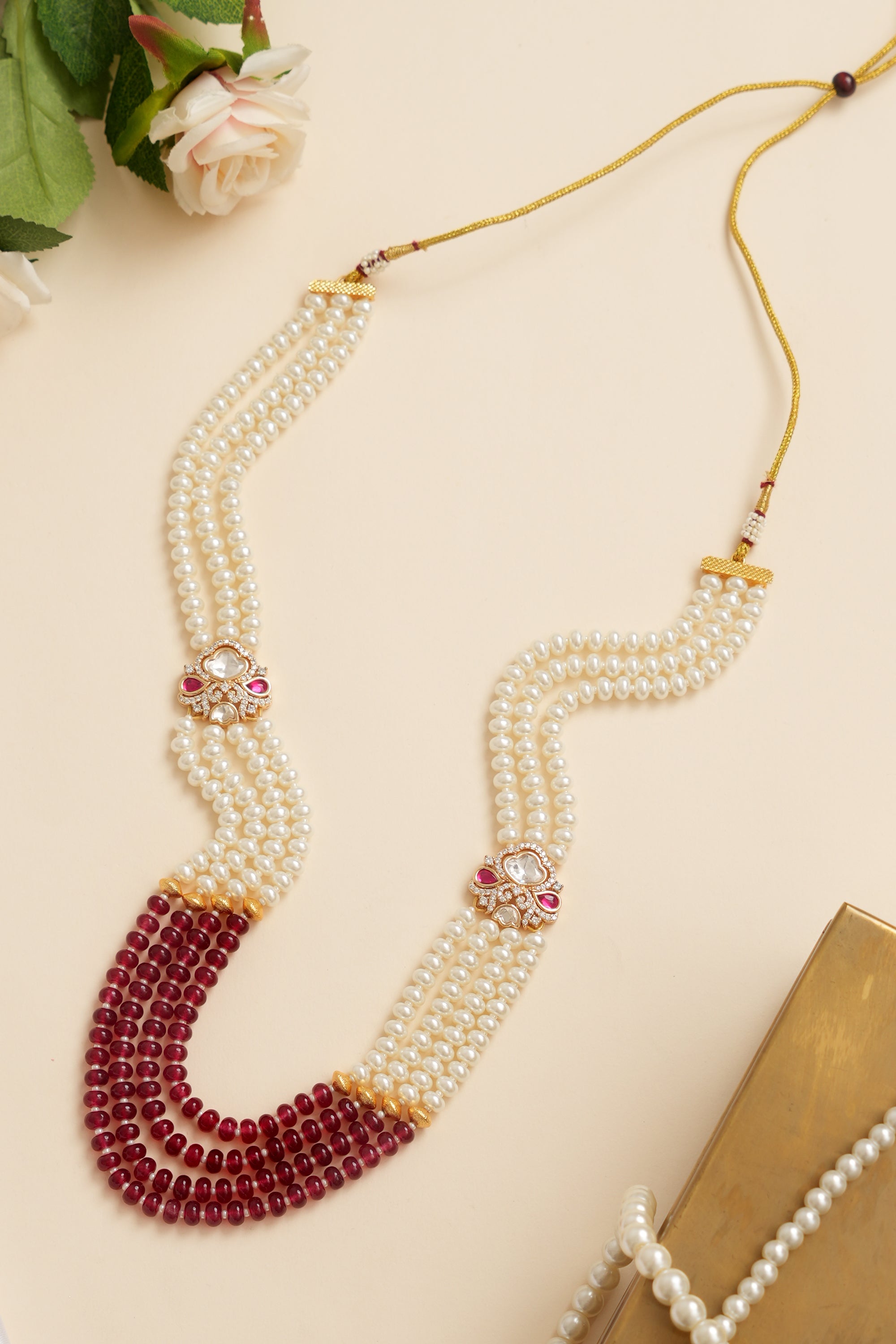 Maharaja Pearl Wedding Groom Mala