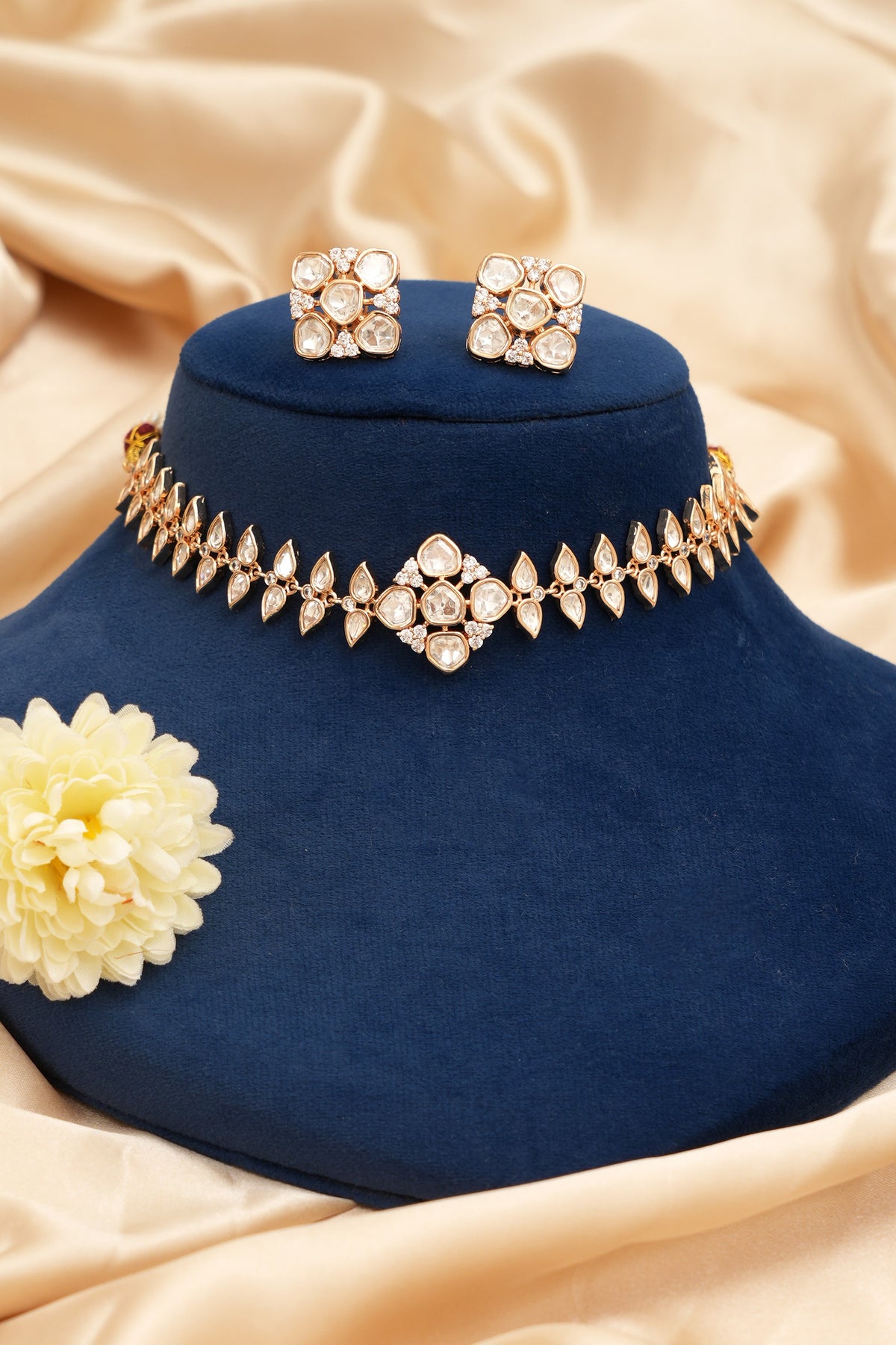 Royal Premium Kundan Moissanite Necklace