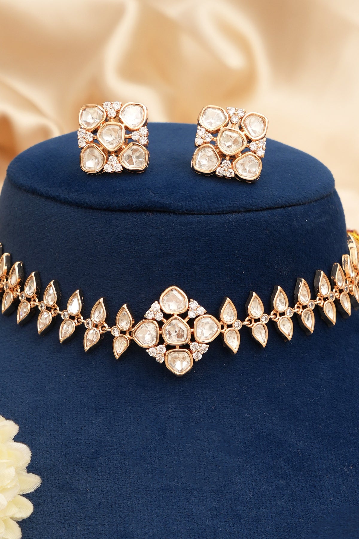 Royal Premium Kundan Moissanite Necklace