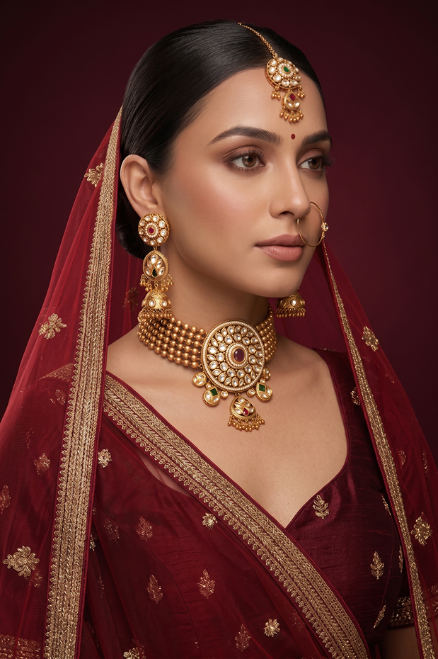 Royal Kundan Bridal Necklace Set