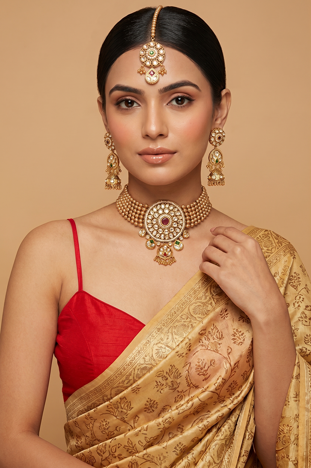 Royal Kundan Bridal Necklace Set