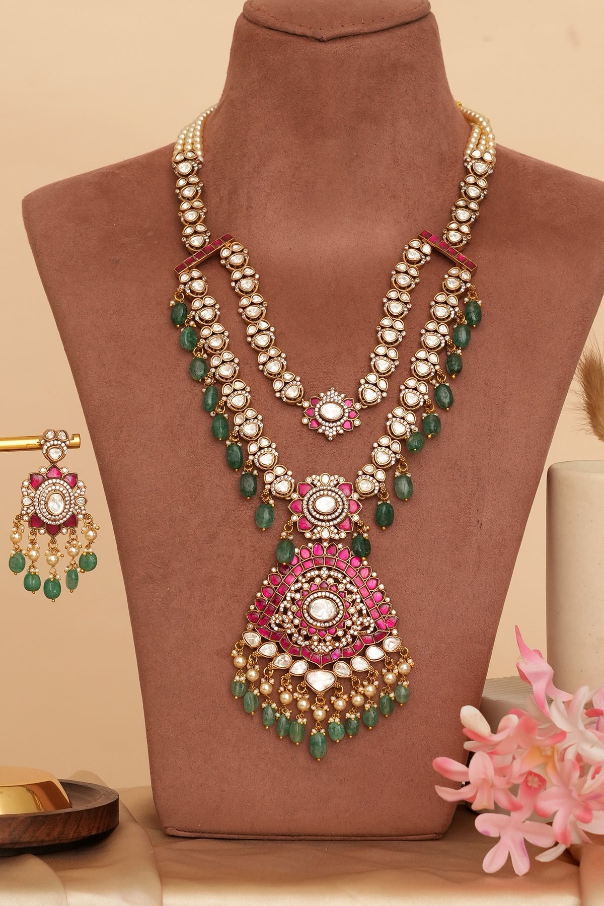 Royal Heritage Kundan Designer Necklace Set