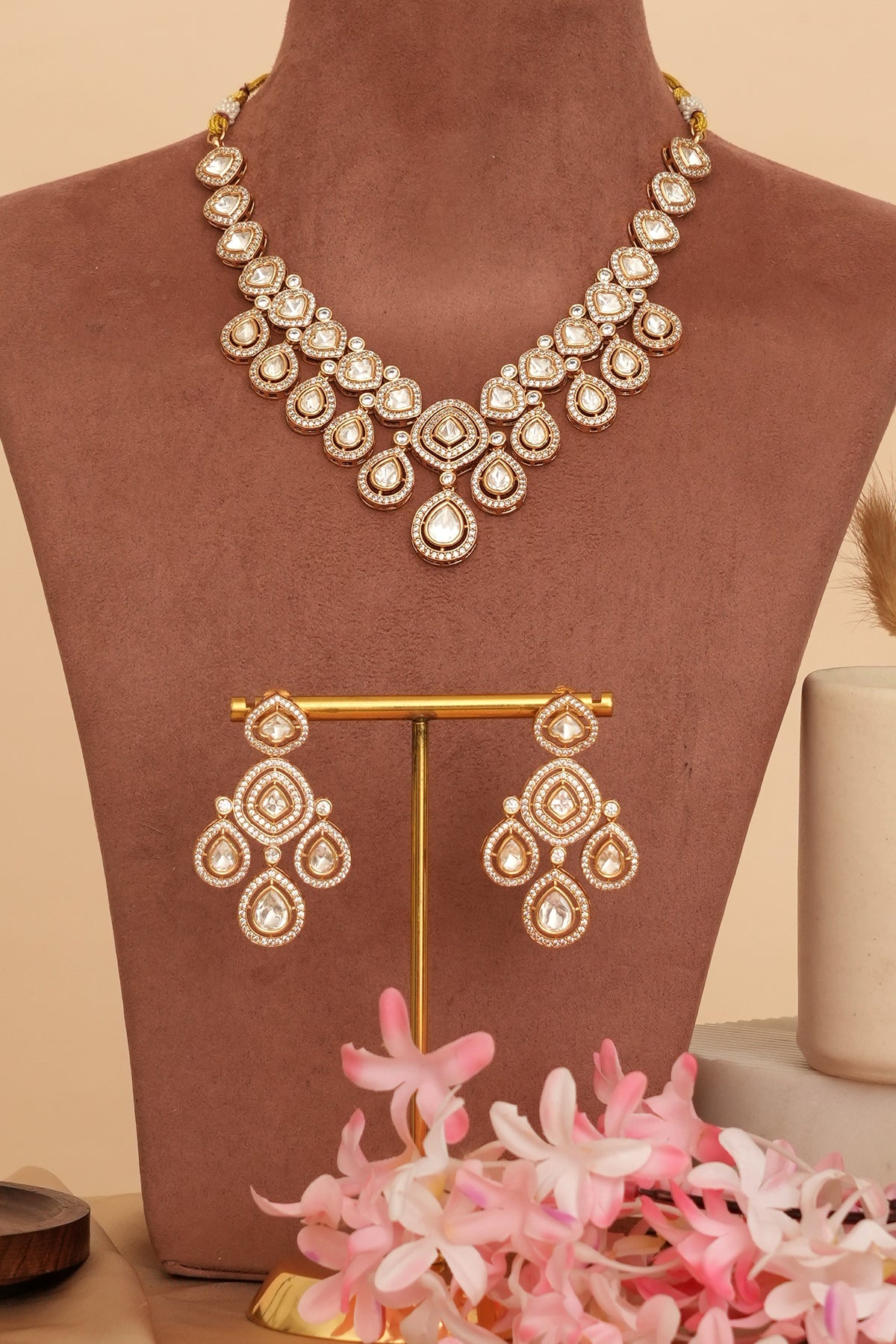 Statement Designer Kundan Necklace Set