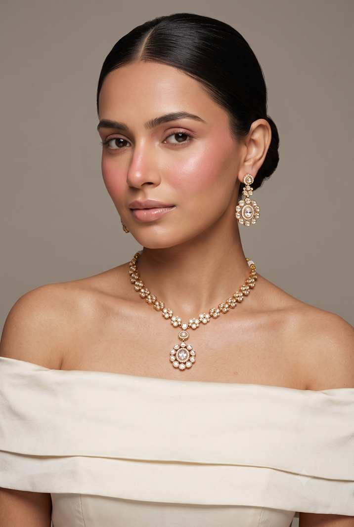 Vamika Heritage Kundan Necklace Set