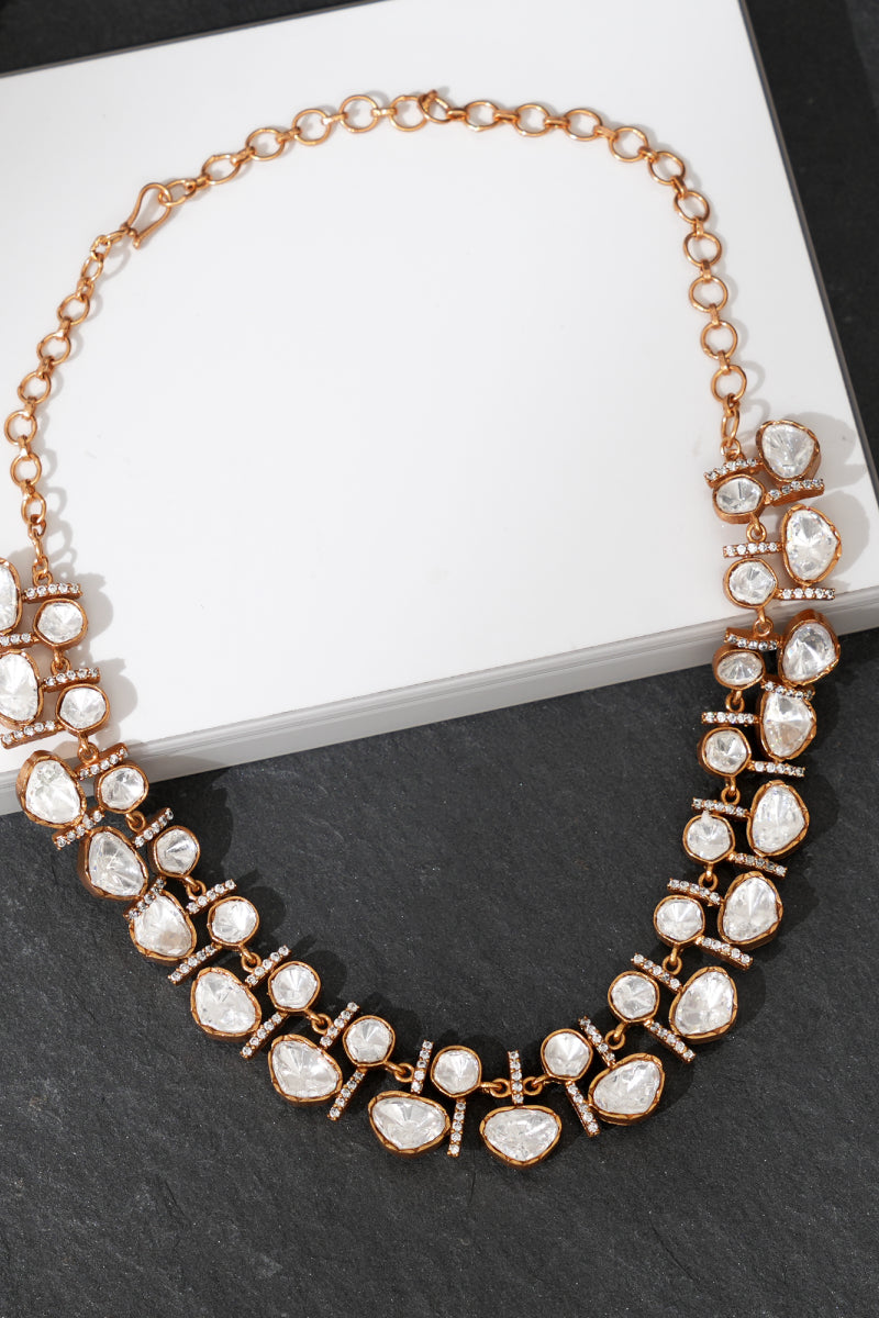 Iyla Ruby Pearls Choker Set
