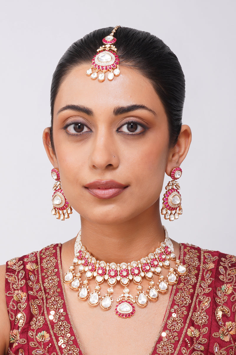Swarnaa Kundan Necklace Set