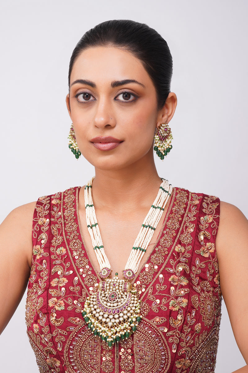 Trisha Kundan Necklace Set