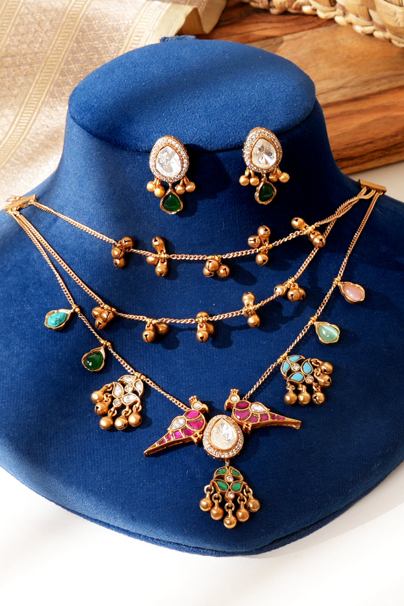 Kumari Multilayered Necklace Set