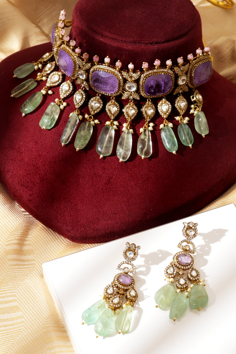 Raavi Kundan Necklace Set