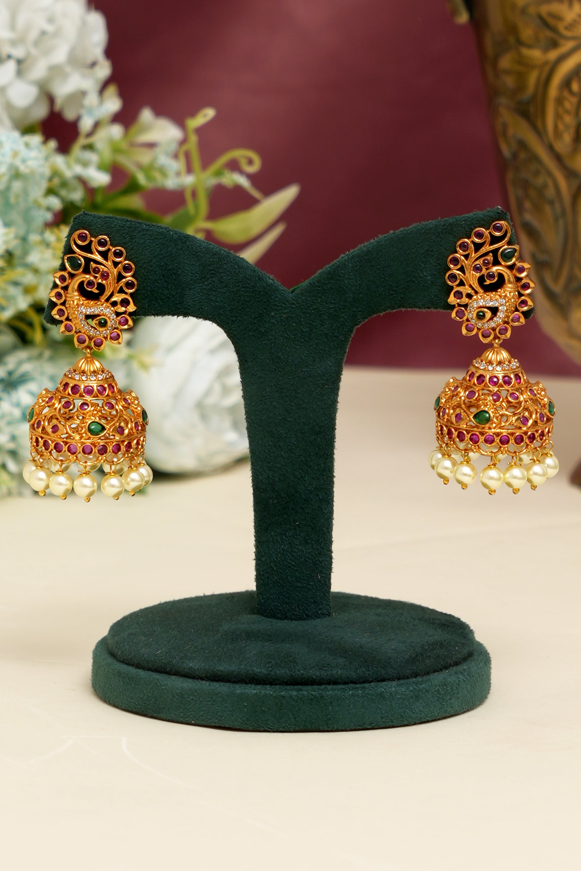 Kashvi Temple Necklace Set