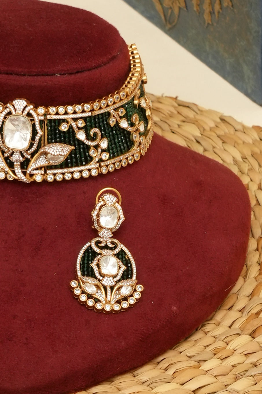 Ira Emerald Kundan Necklace