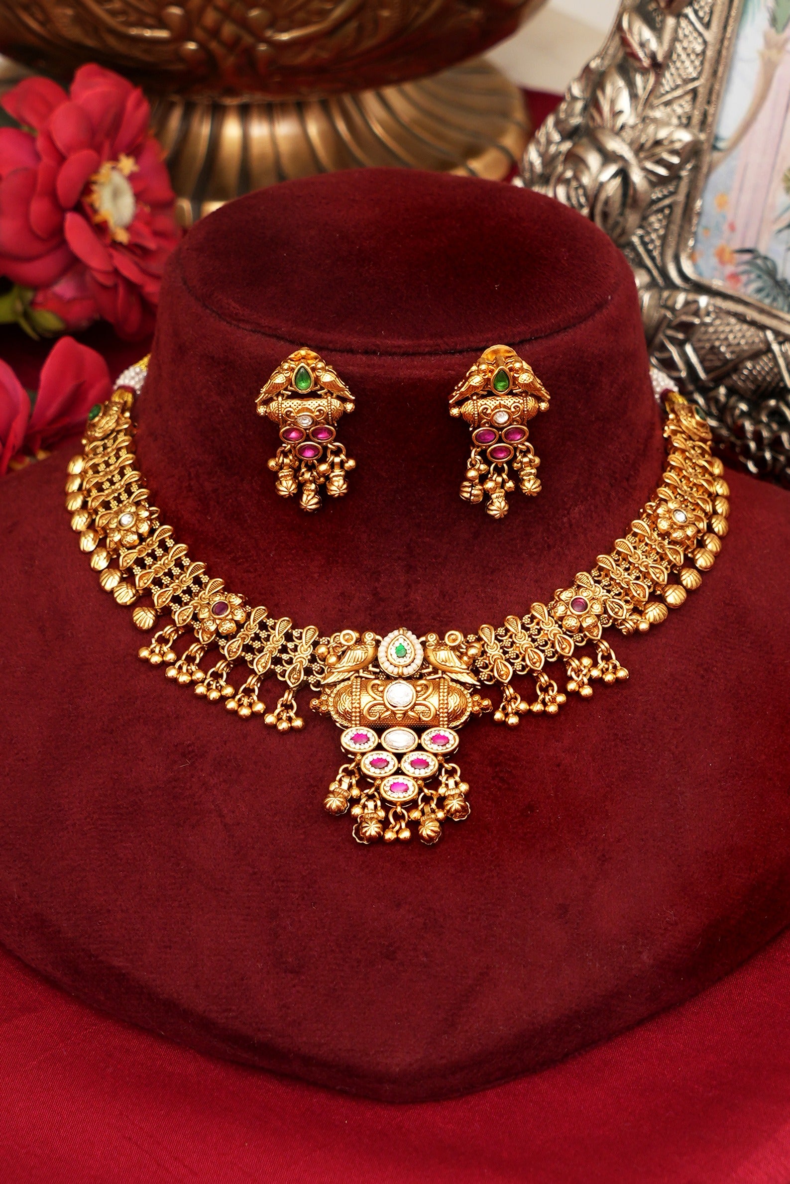Maharani Antique Gold Set