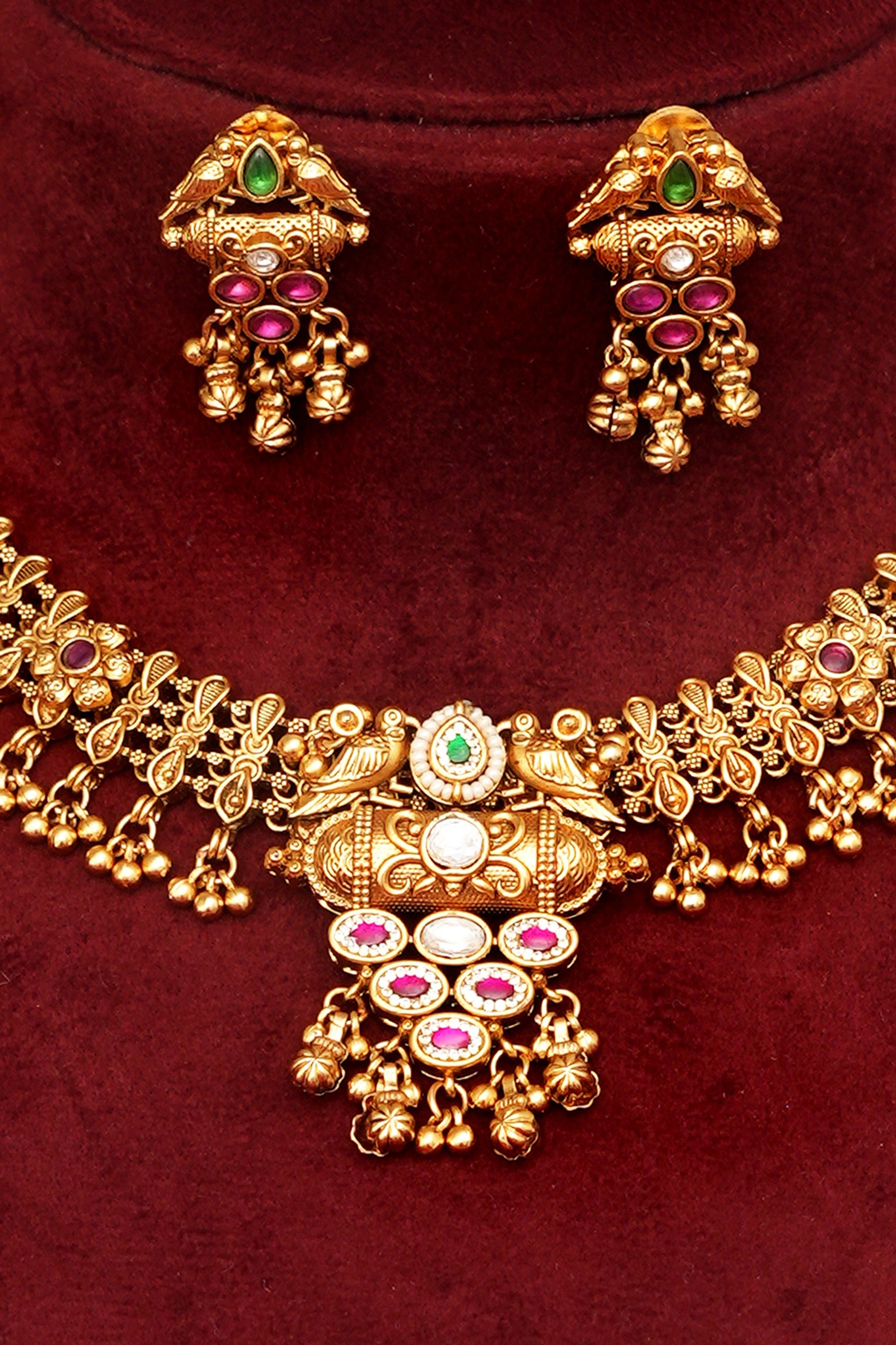 Maharani Antique Gold Set