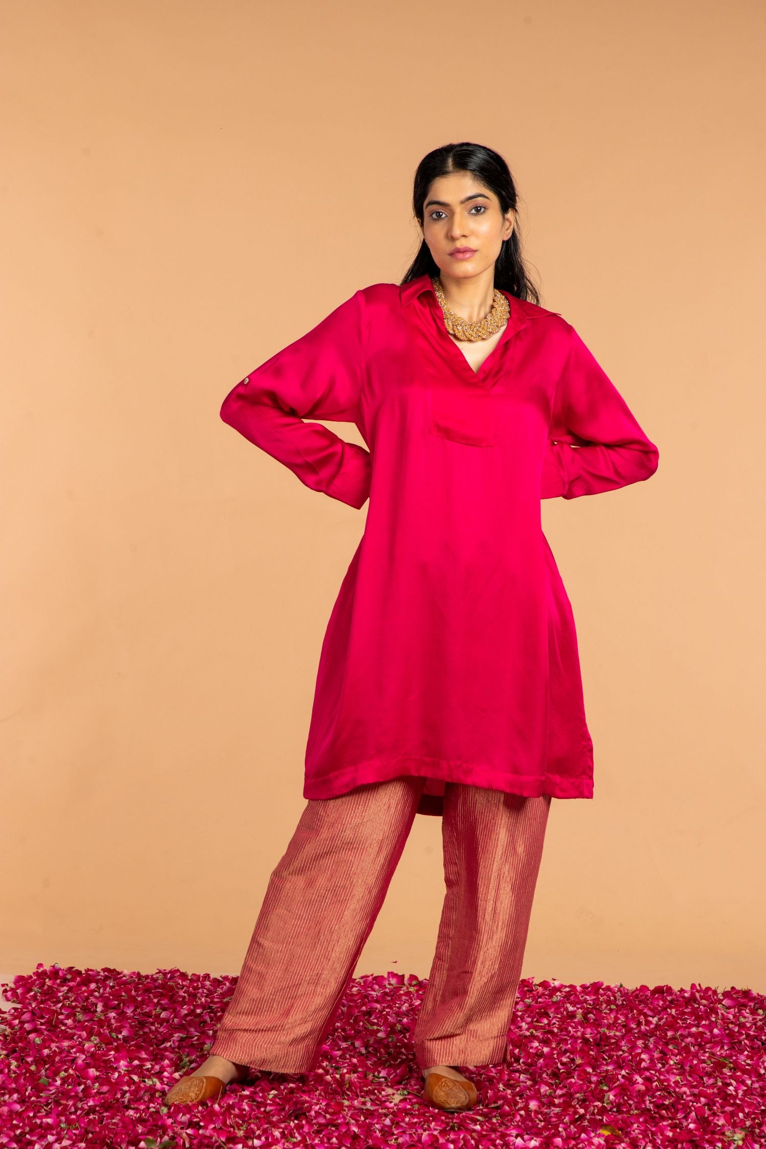 Basic Collared Kurta