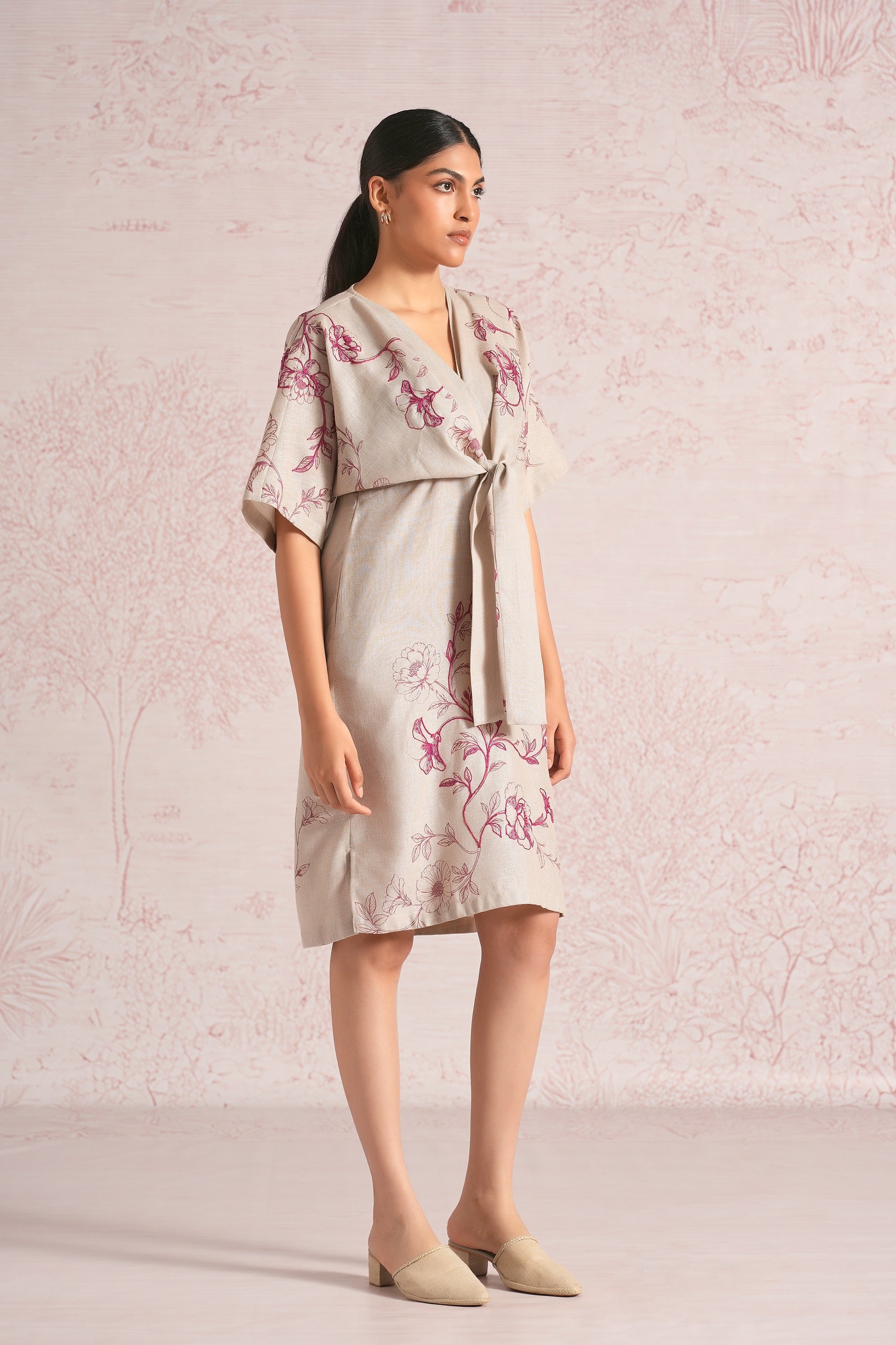 Bloomscape Cinch Dress - Natural