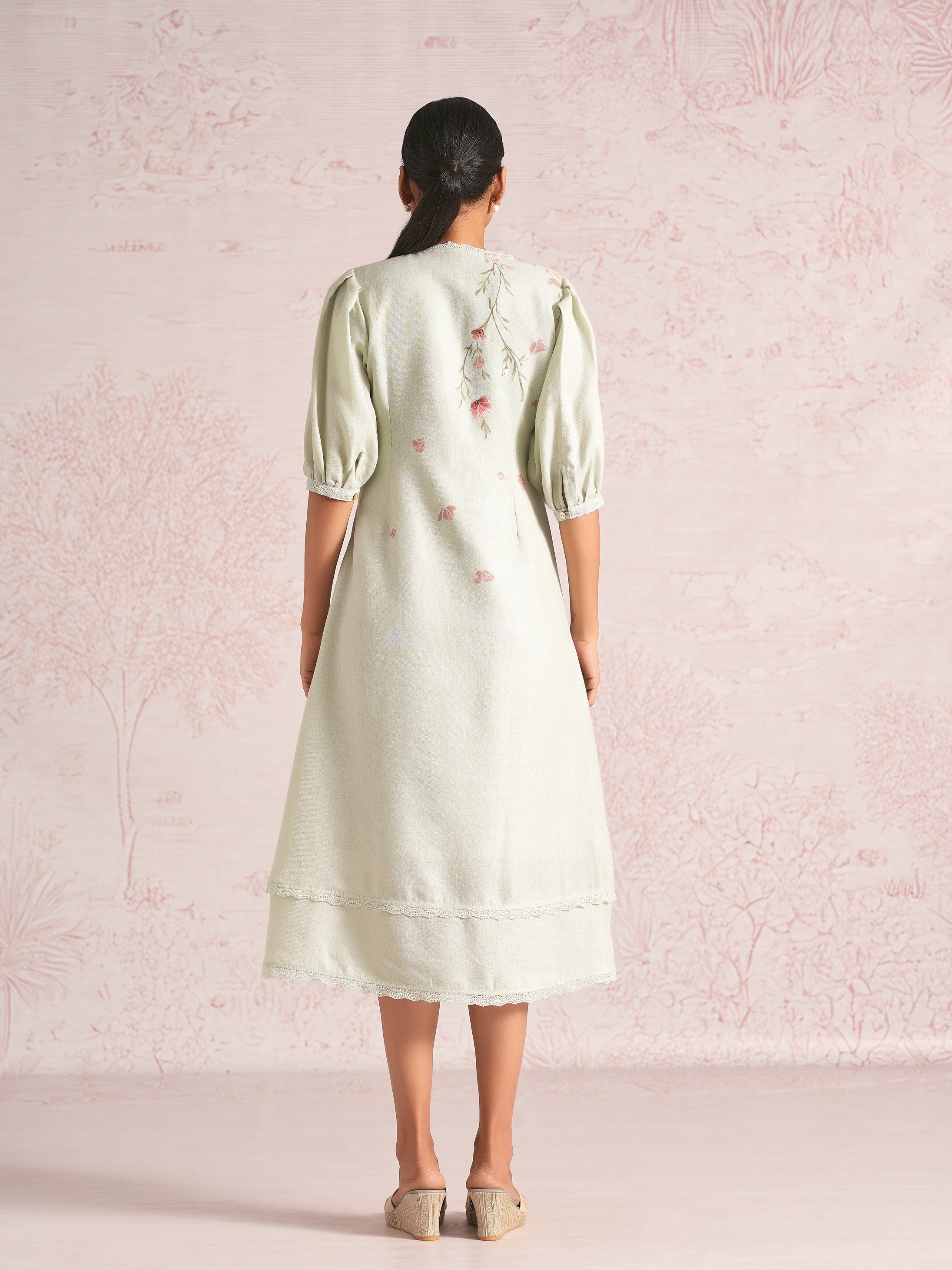 Blush Vines Elora Dress - Bonny