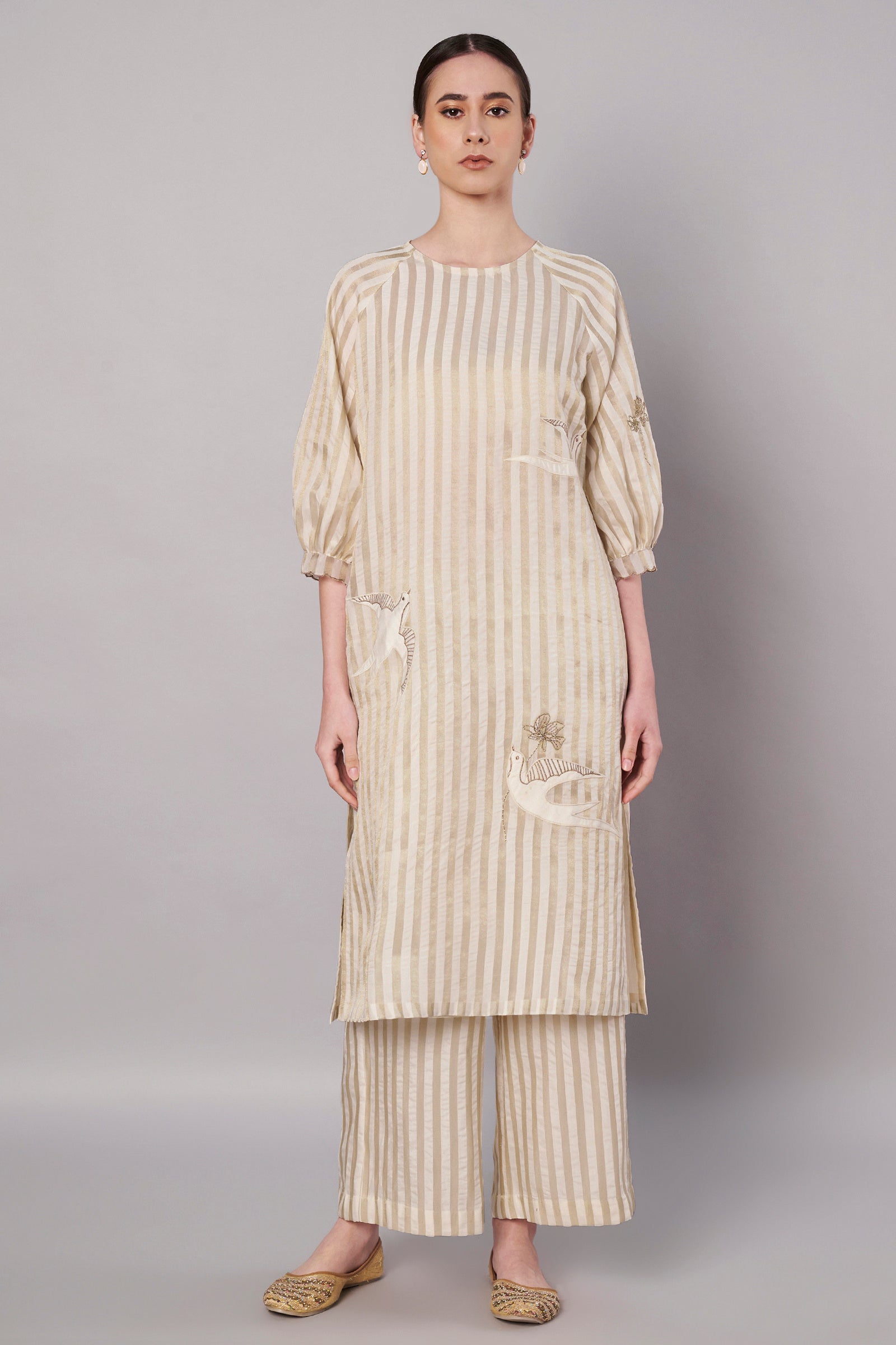 Breeze Kurta Set - Ivory