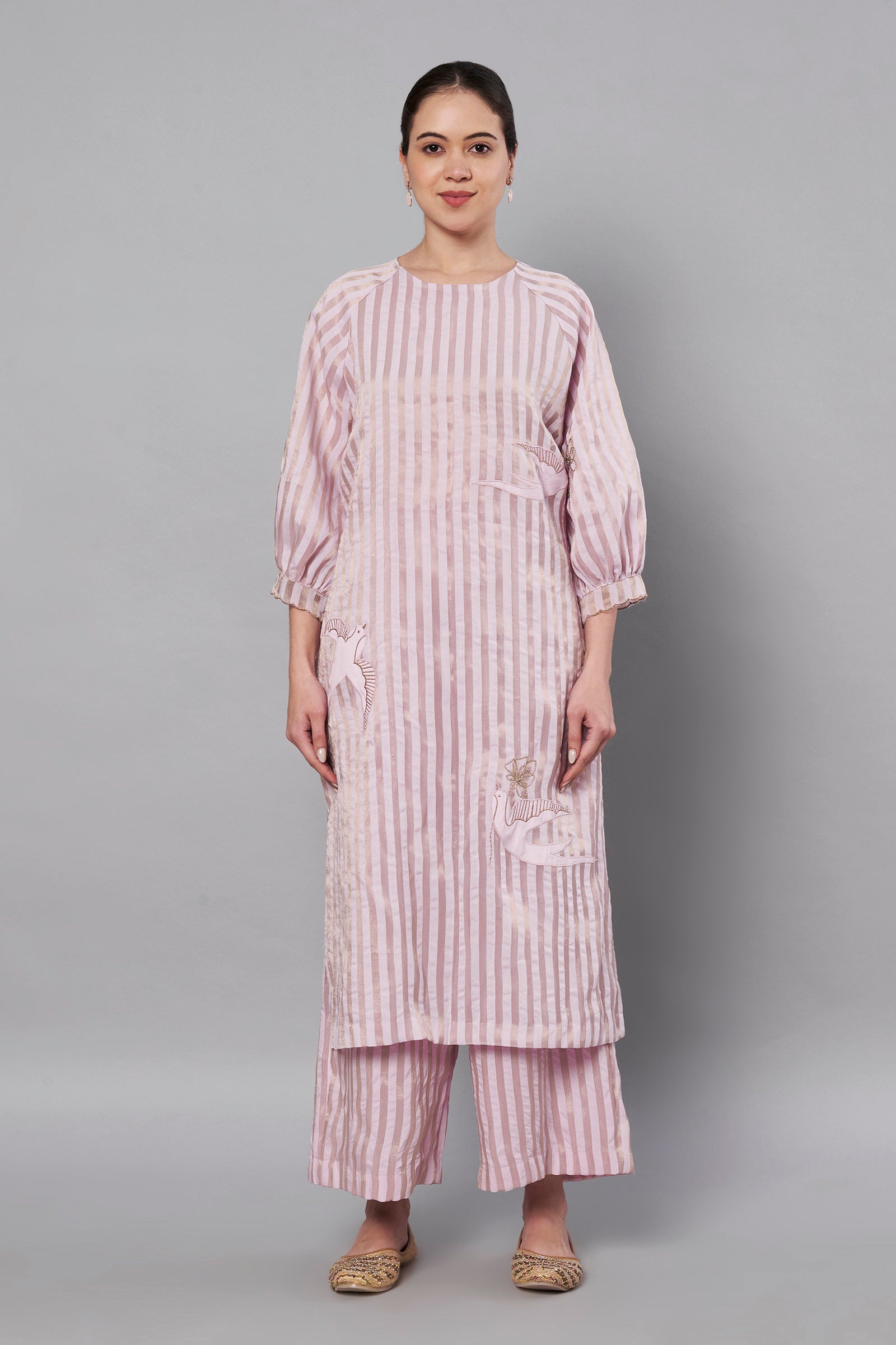 Breeze Kurta Set - Pastel Lilac