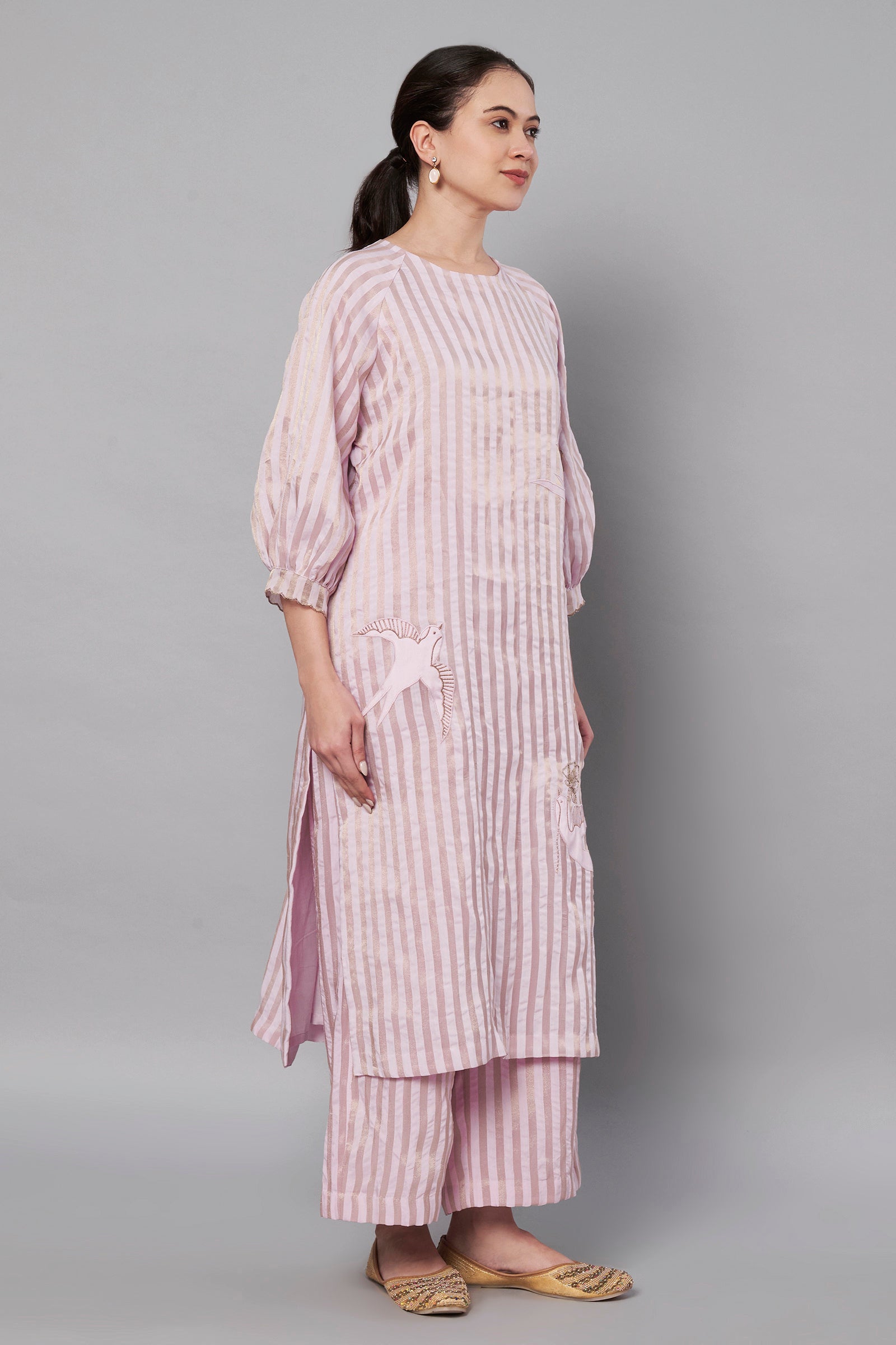 Breeze Kurta Set - Pastel Lilac