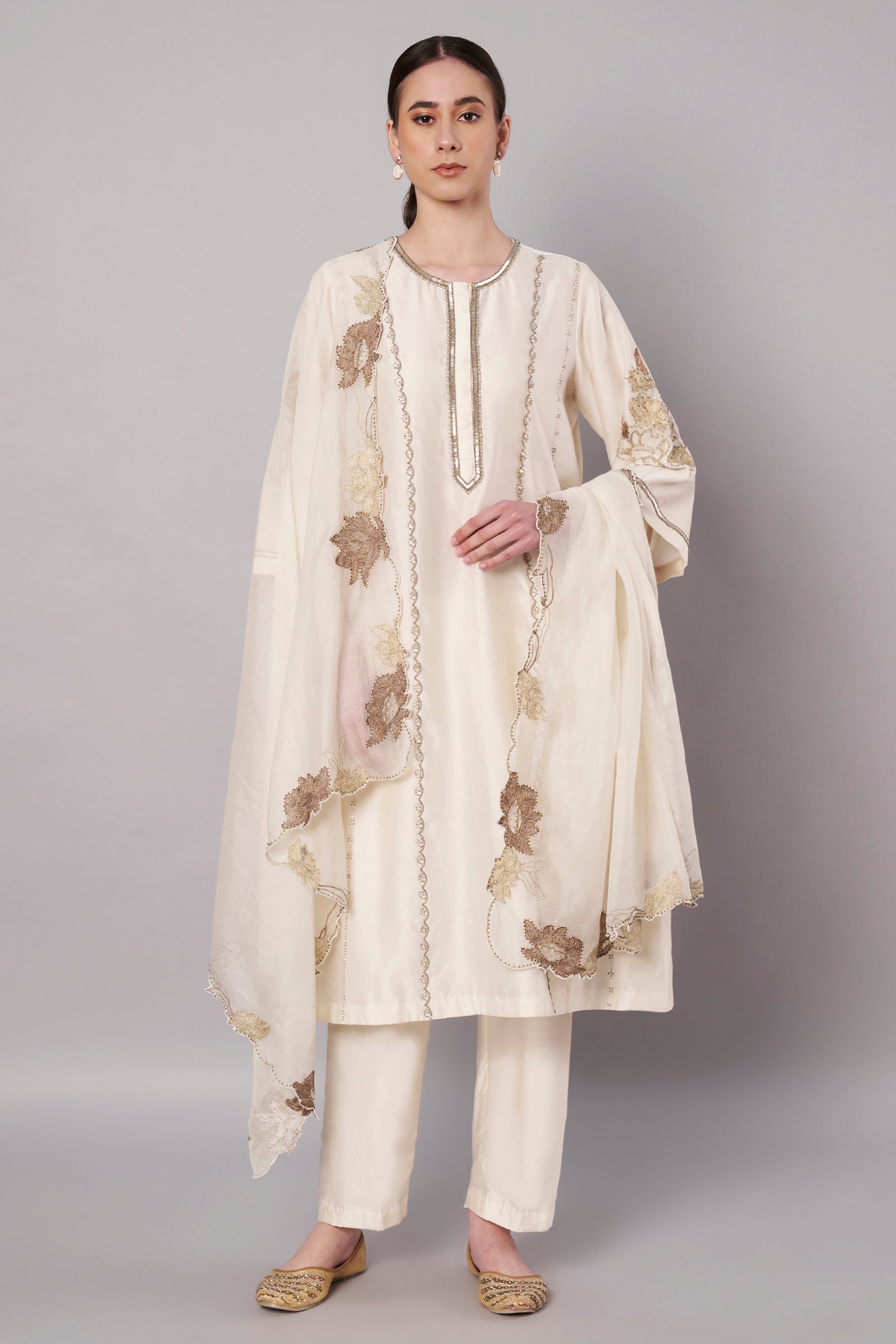 Breeze Trail A Line Set - Ivory
