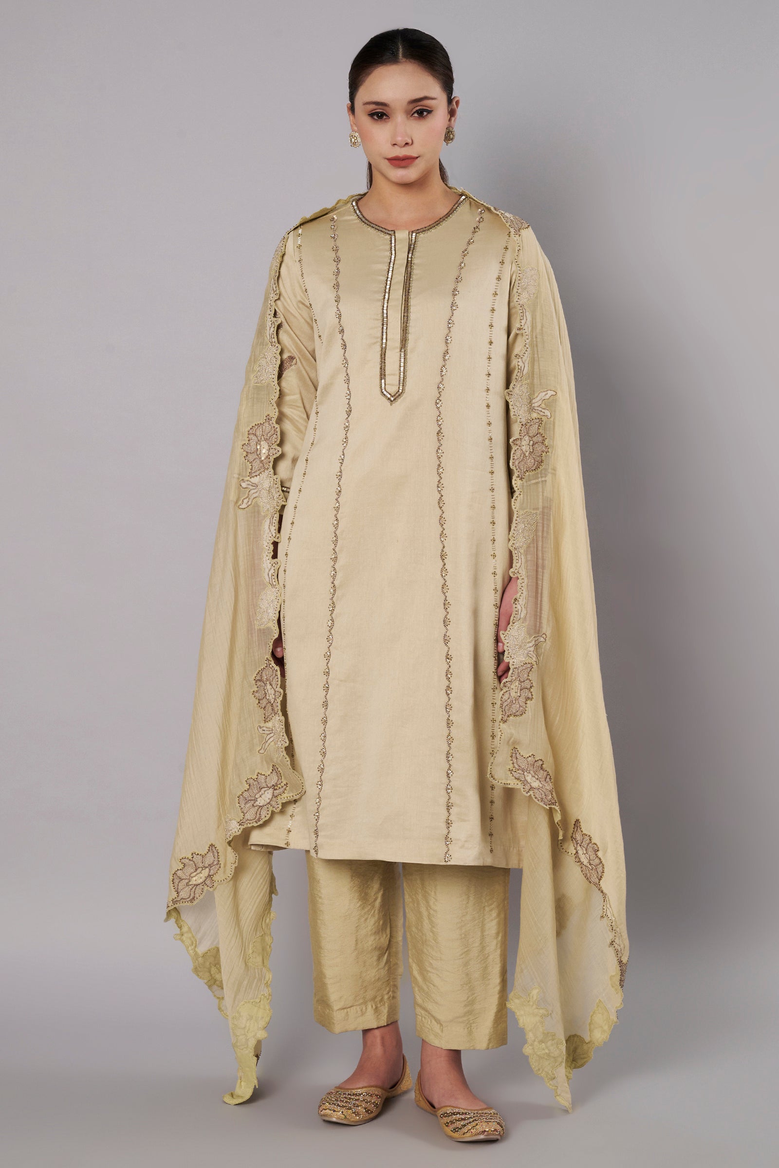 Breeze Trail A Line Set - Pistachio Green