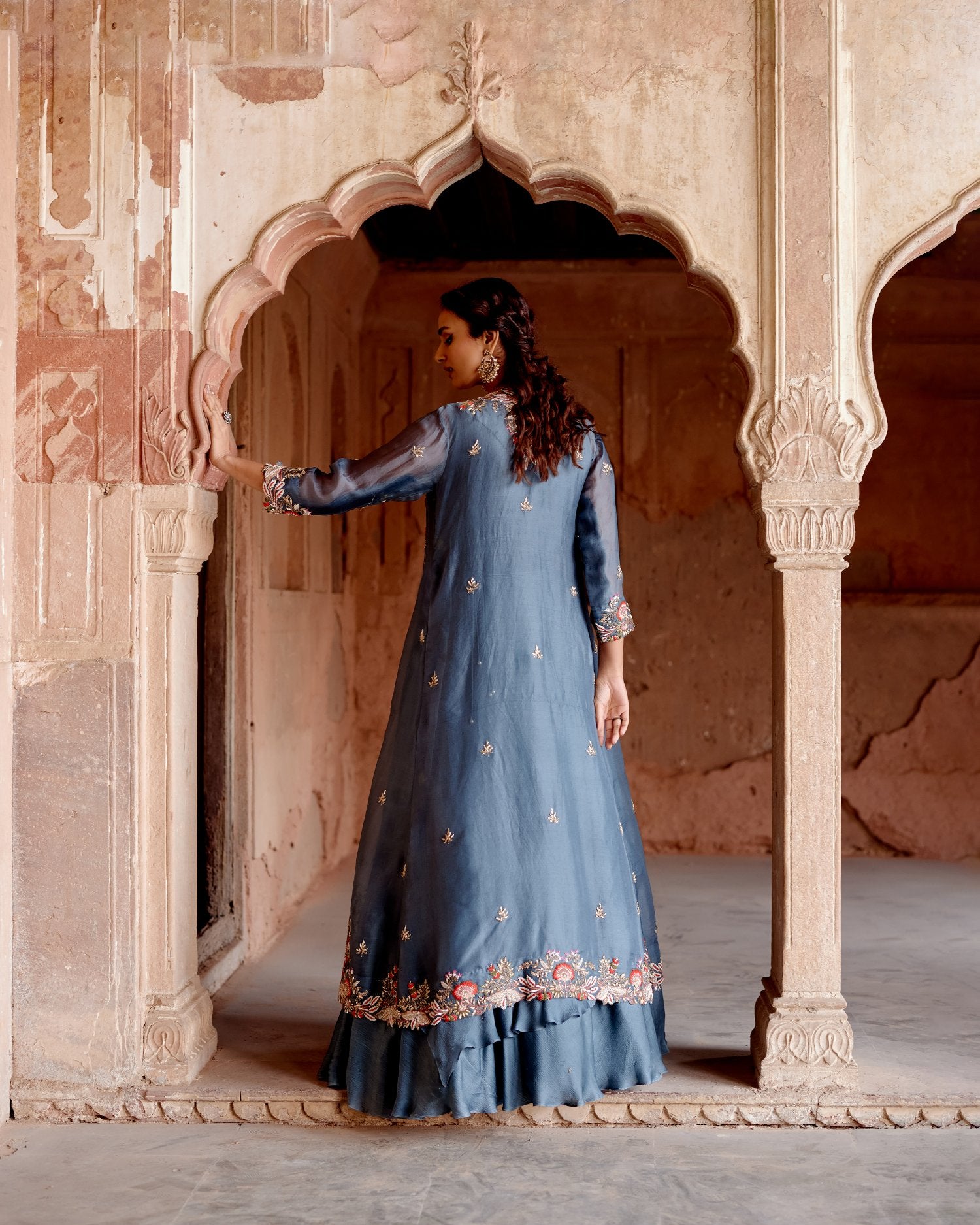 Long Jacket With Anarkali