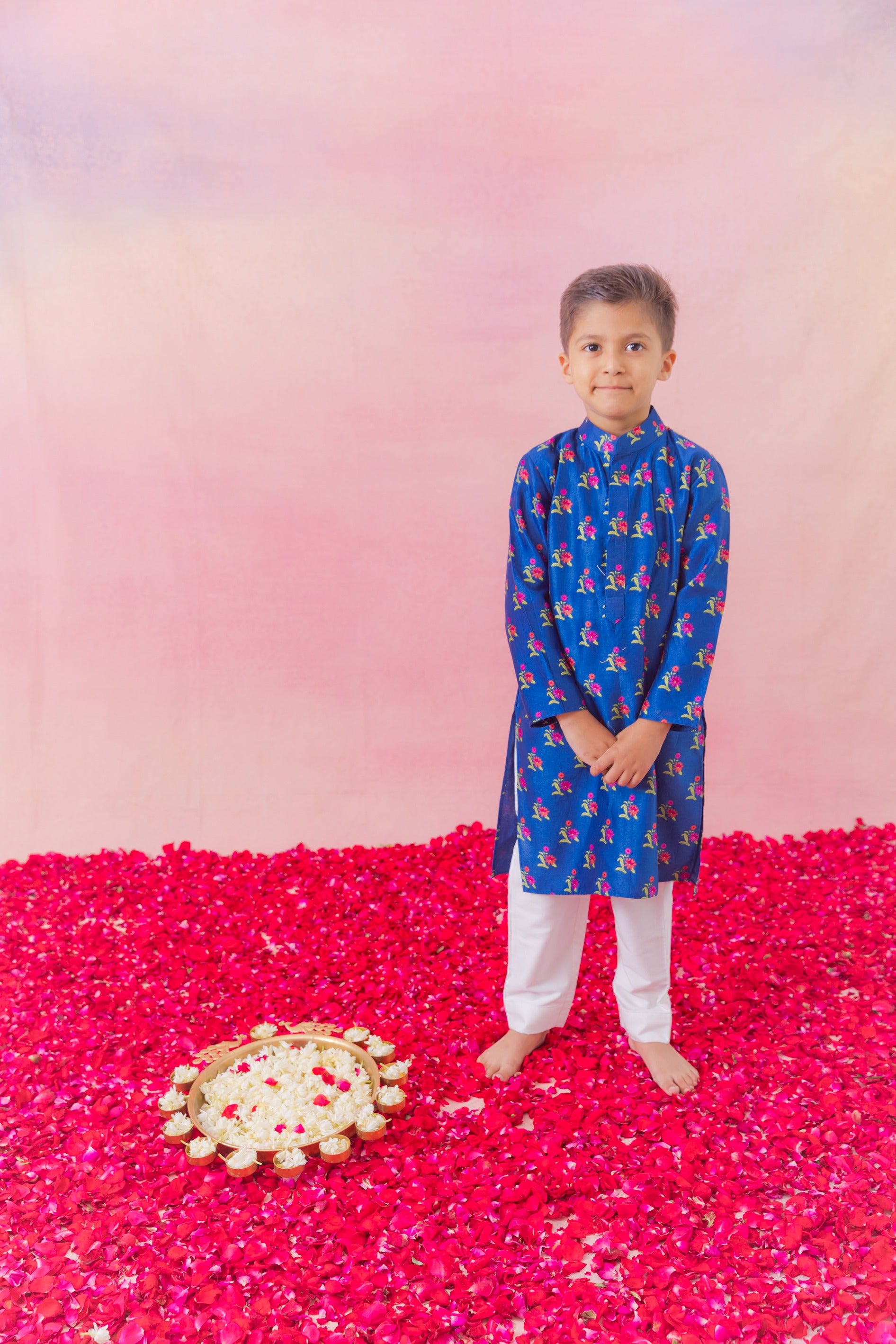 Neela Kurta With Pants