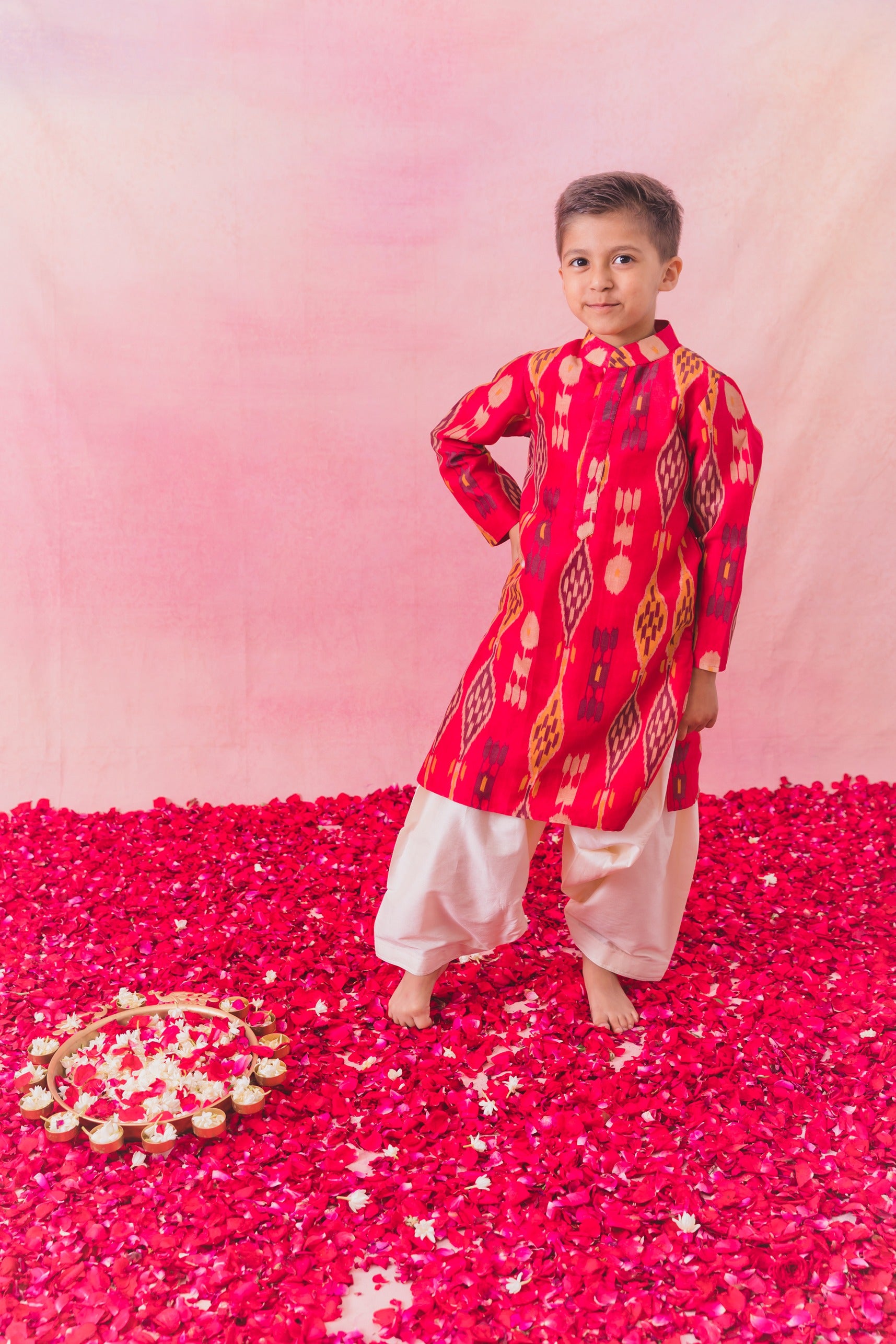 Ikat Kurta With Salwar