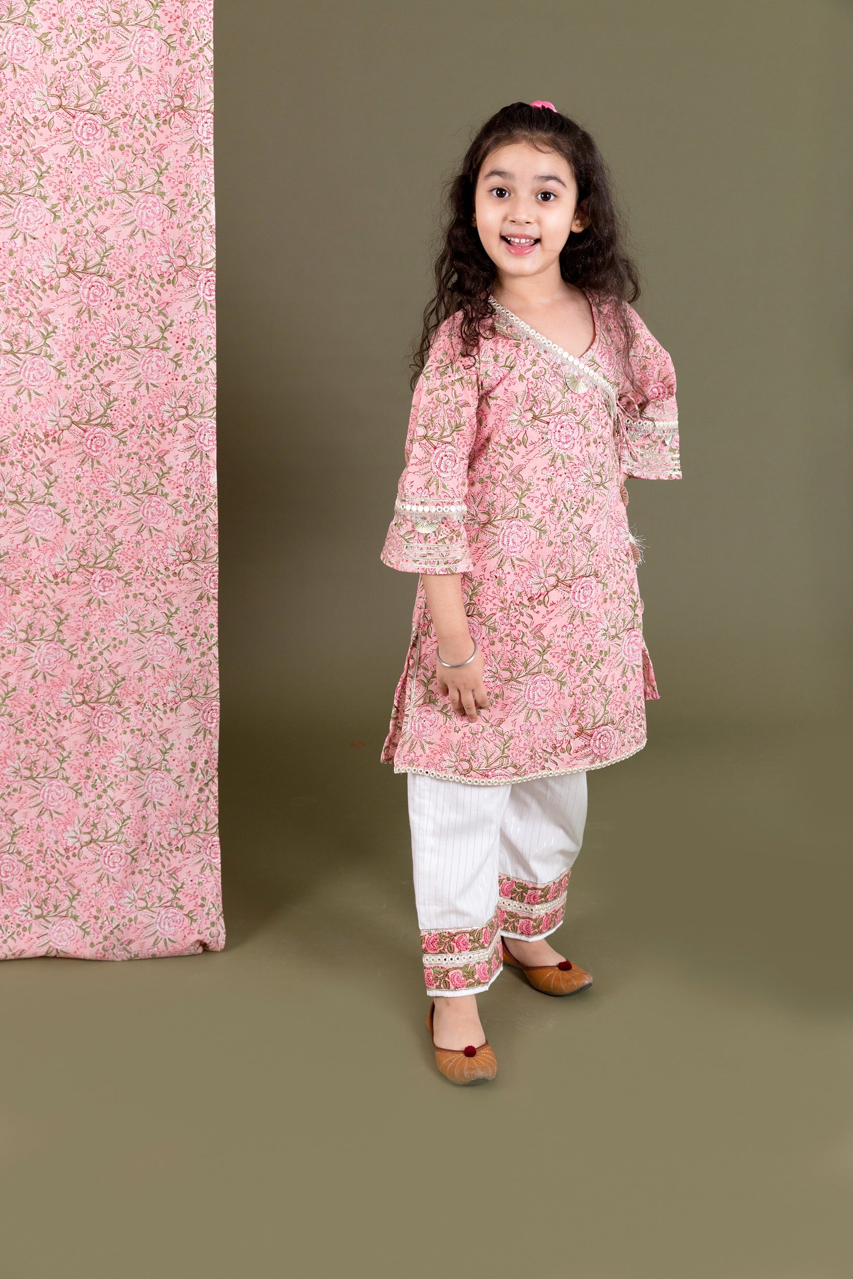Block Print Kurta With Pants