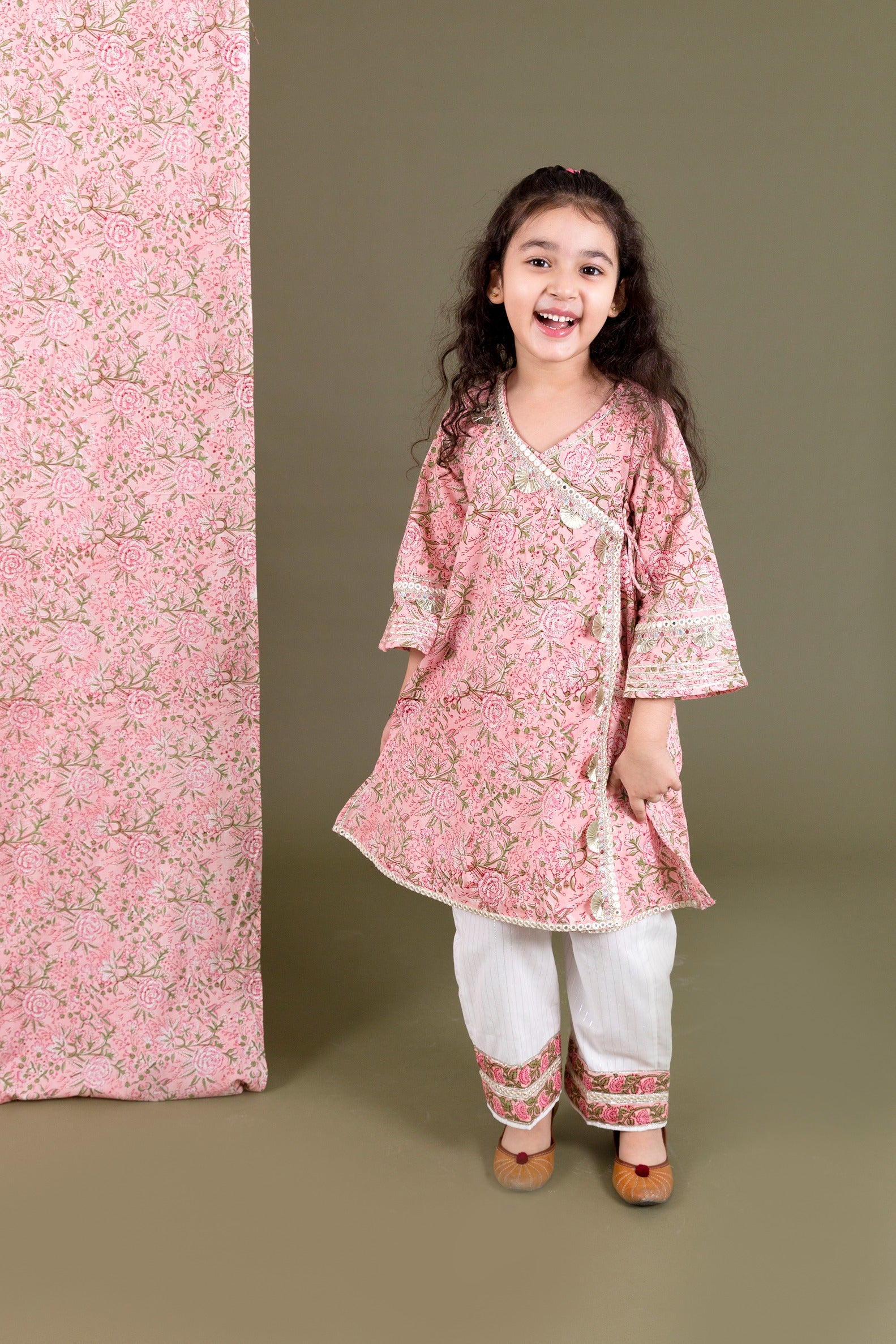 Block Print Kurta With Pants