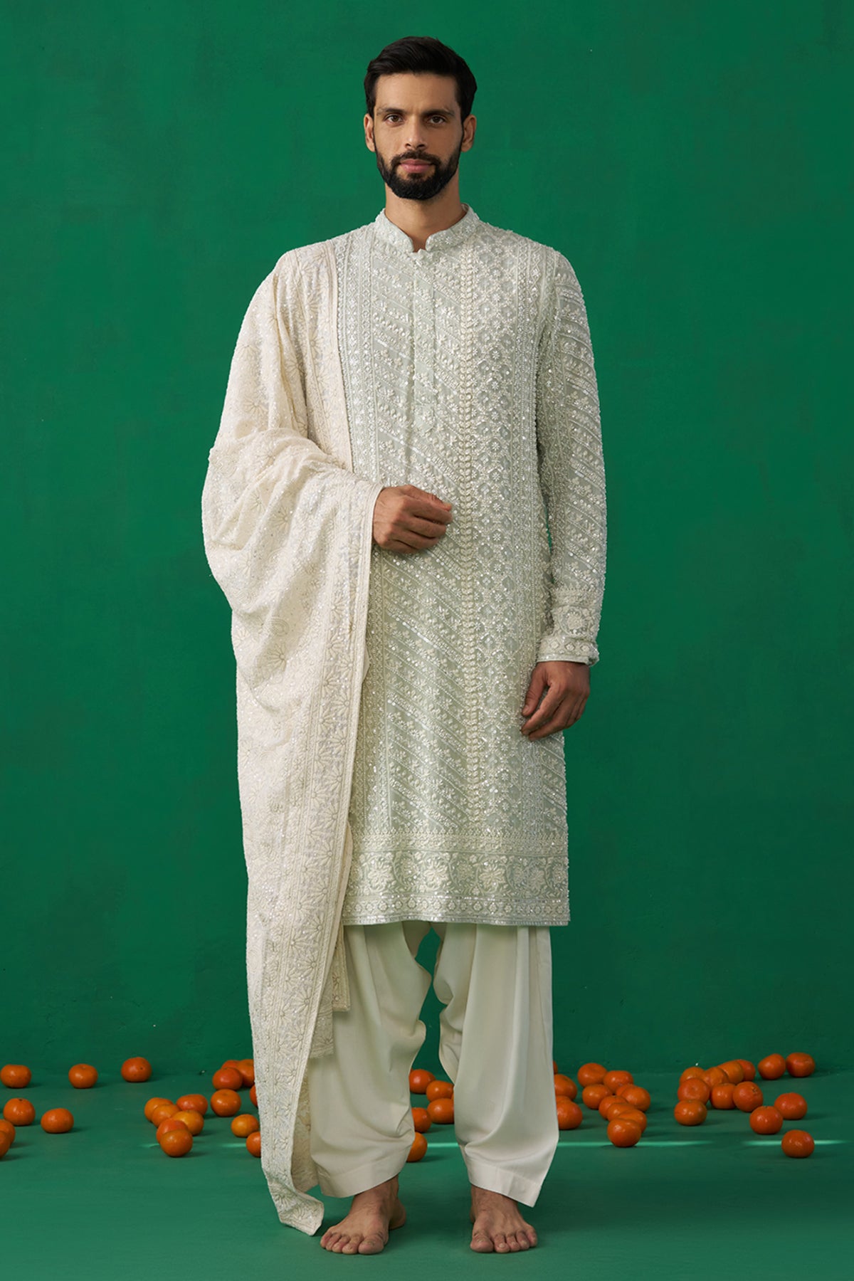 CUTDANA SKY KURTA SET