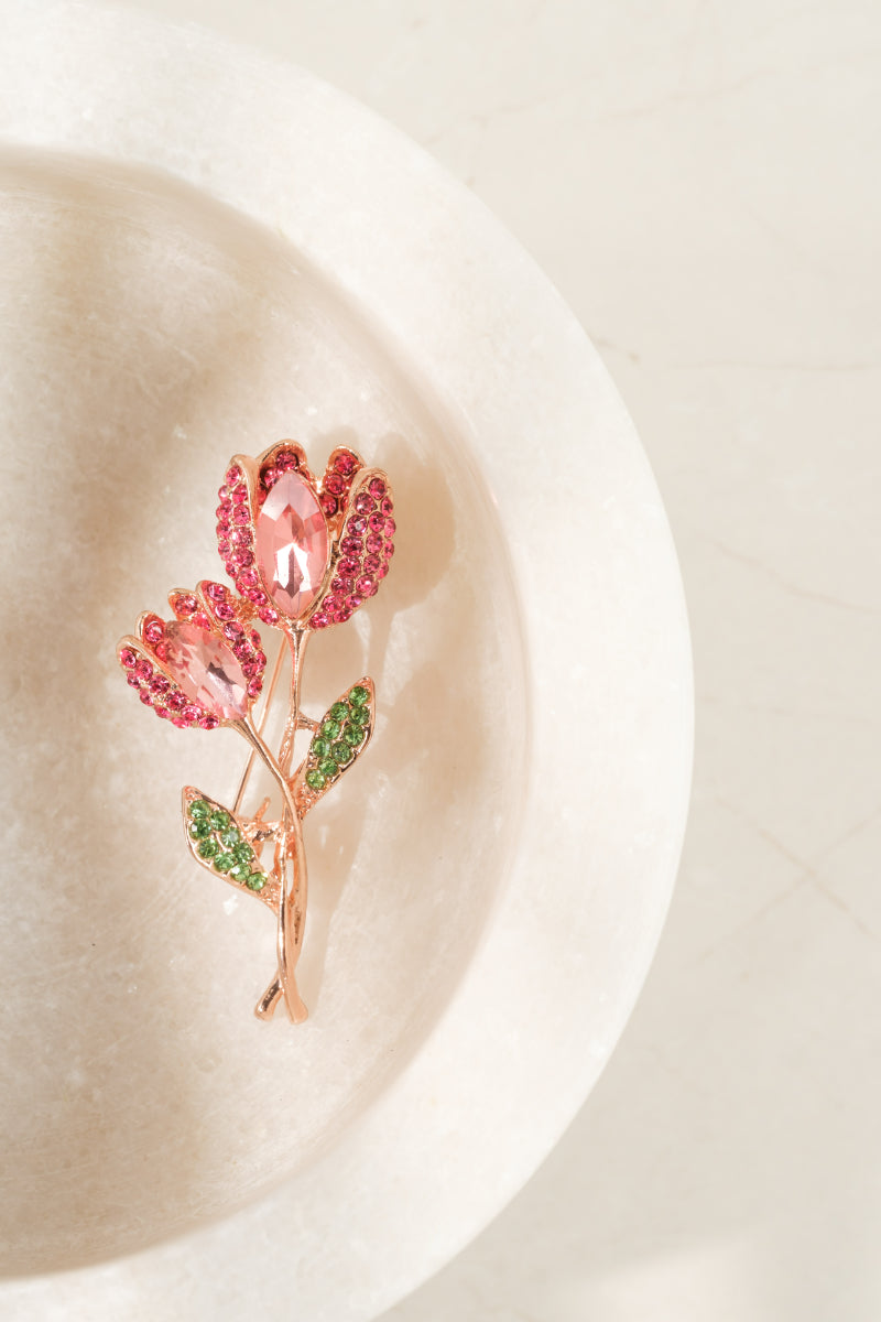 Roselle - Brooche